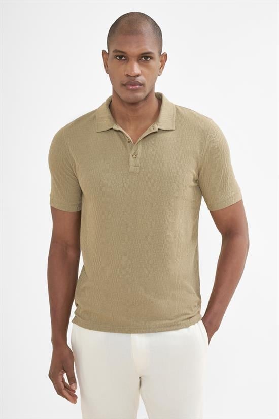 İntersivin  Polo Yaka Haki Tshirt - SD-05