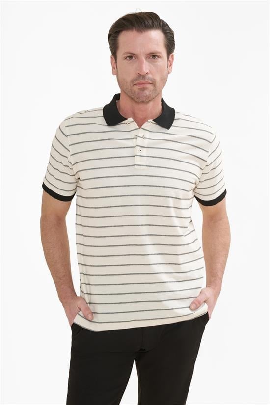 İntersivin  Polo Yaka Siyah Tshirt - SD-07