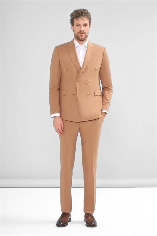 İntersivin Camel Takım Elbise - 801K-04