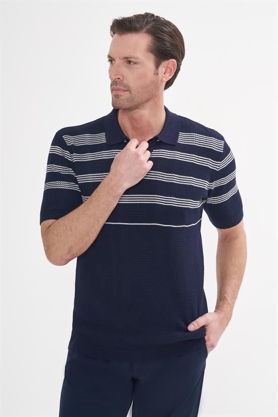 İntersivin Polo Yaka Lacivert Tshirt - SY-11
