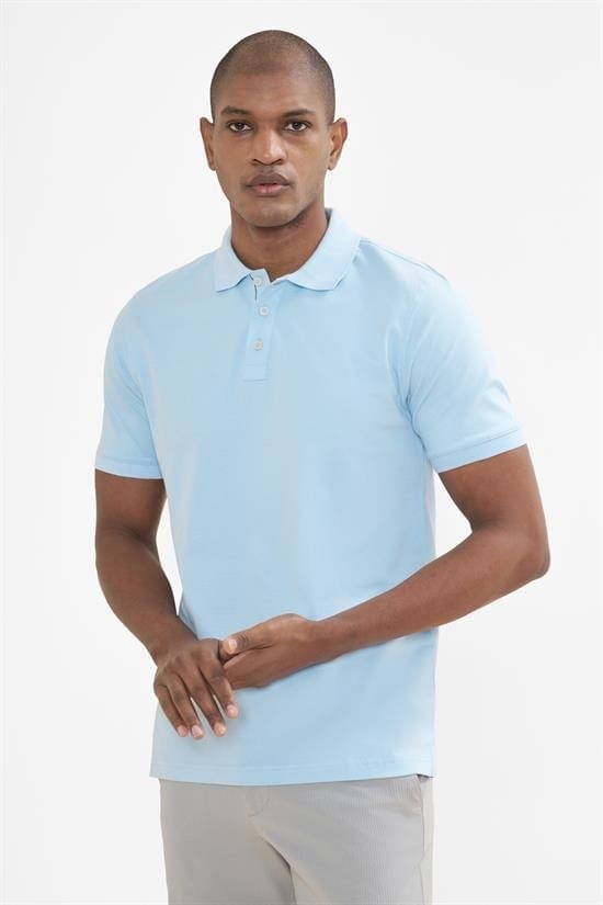 İntersivin Polo Yaka Mavi Tshirt - SD-01