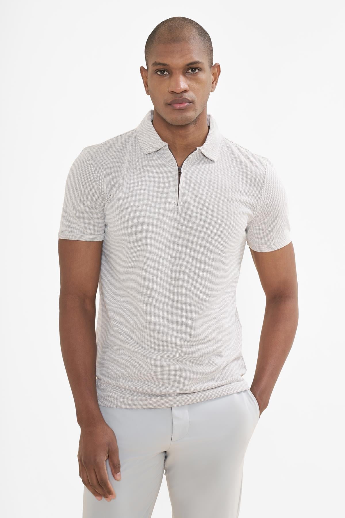 İntersivin Polo Yaka Toprak Rengi Tshirt - SD-02