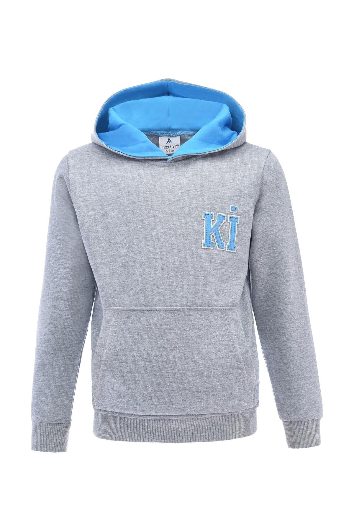 Karaburun İlkokulu Kapüşonlu Gri Sweat (Kız-Erkek)