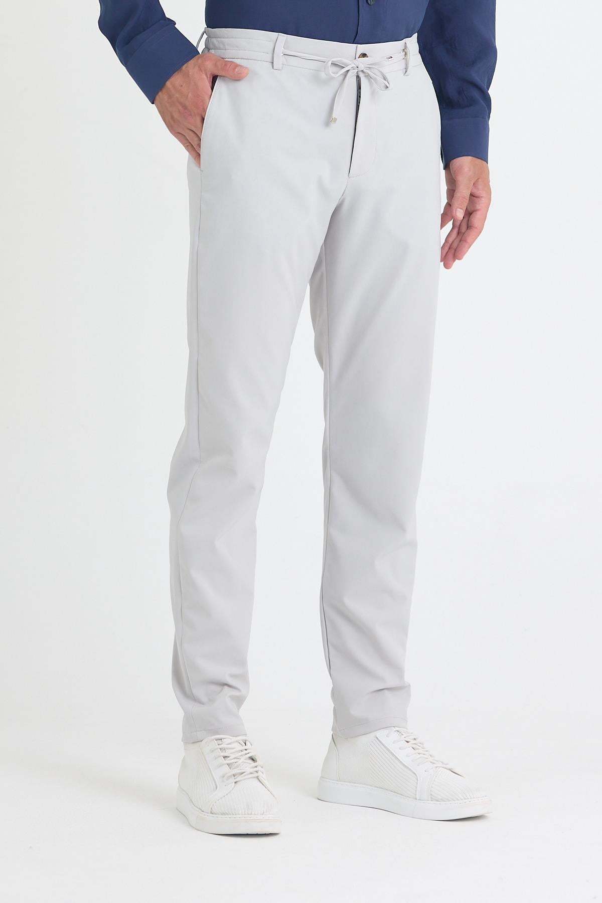 LTF-07 Slim  Fit  Pantolon - Buz Gri