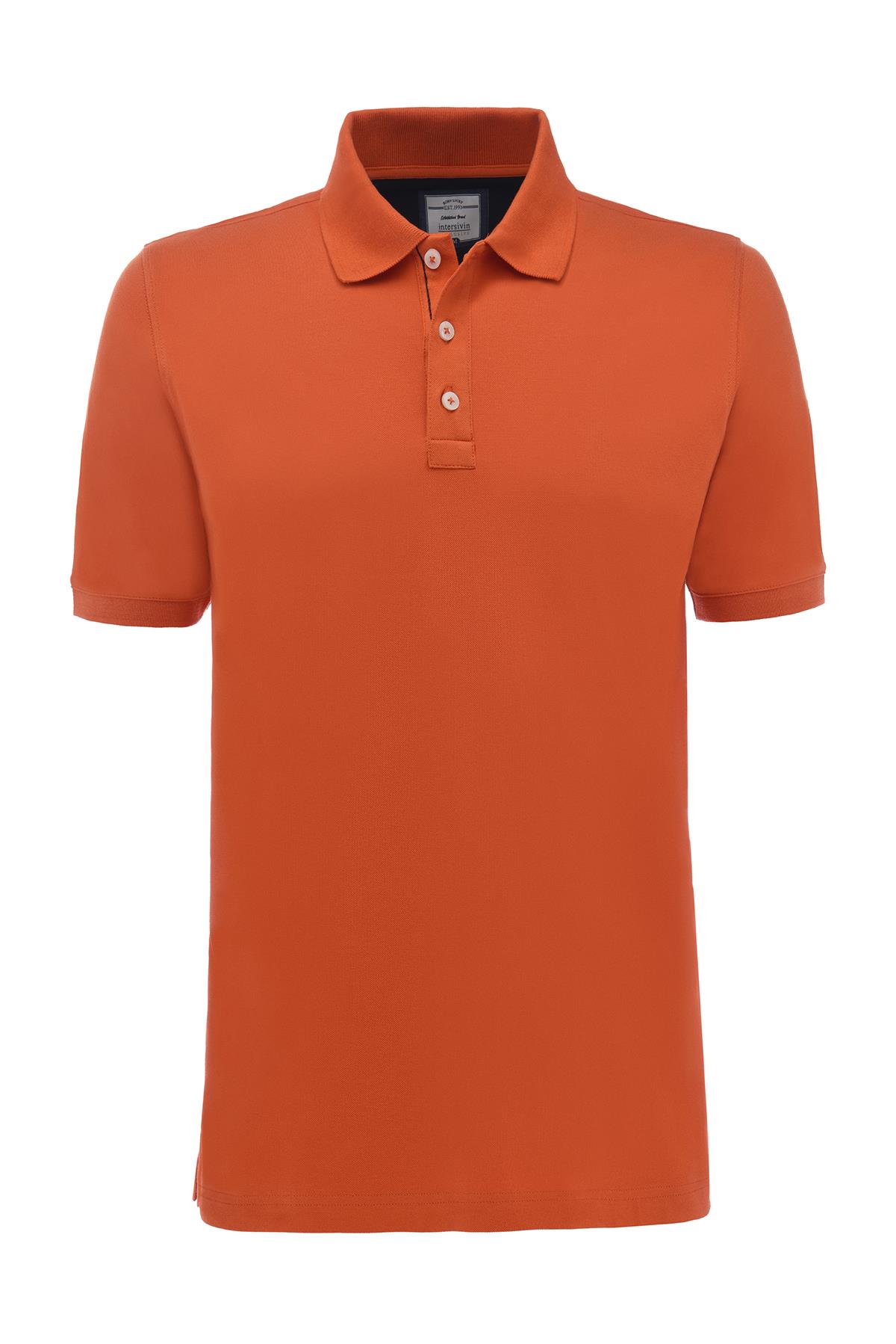 SD-01 Polo Yaka T-Shirt - Turuncu