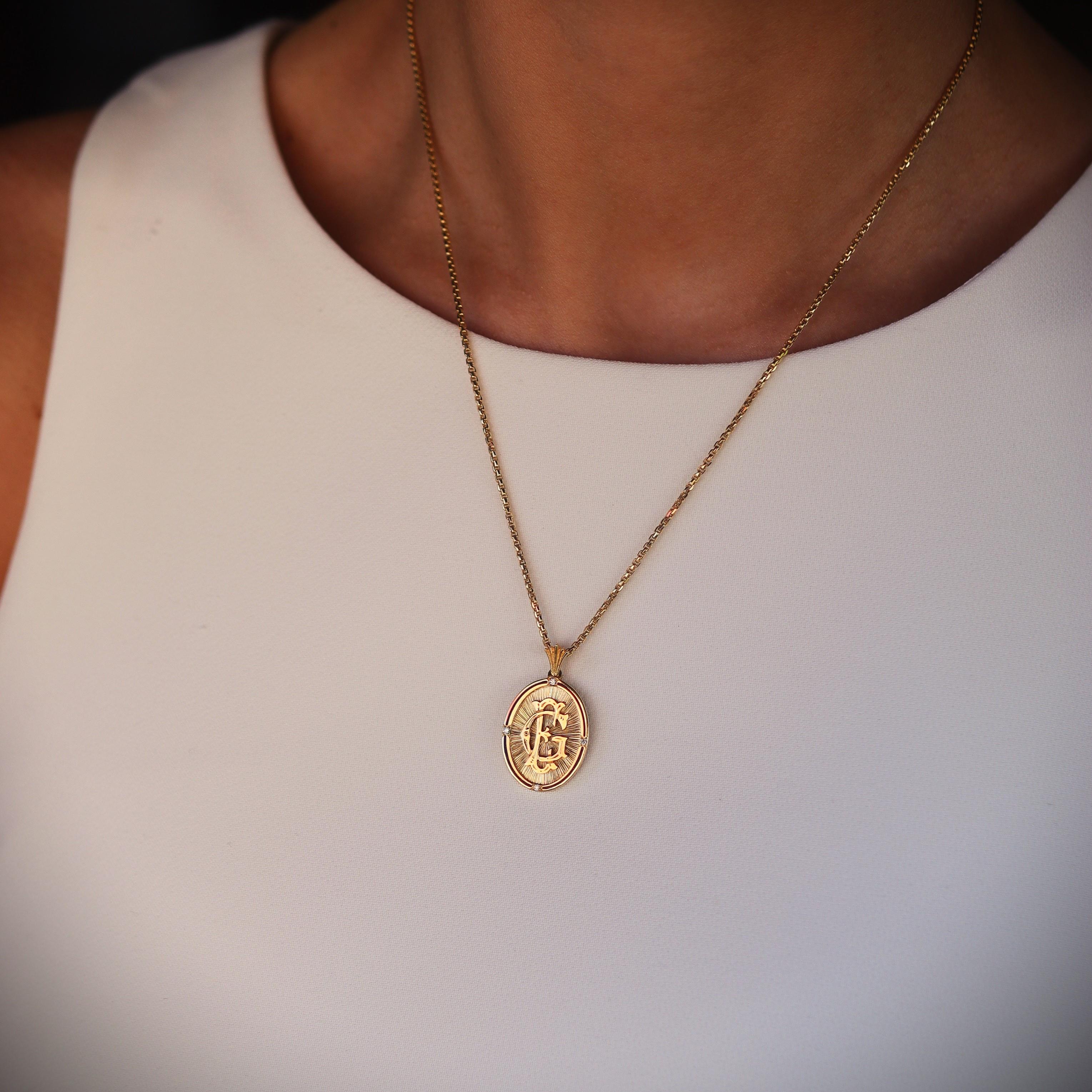 14 Ayar Altın Regina Kolye 