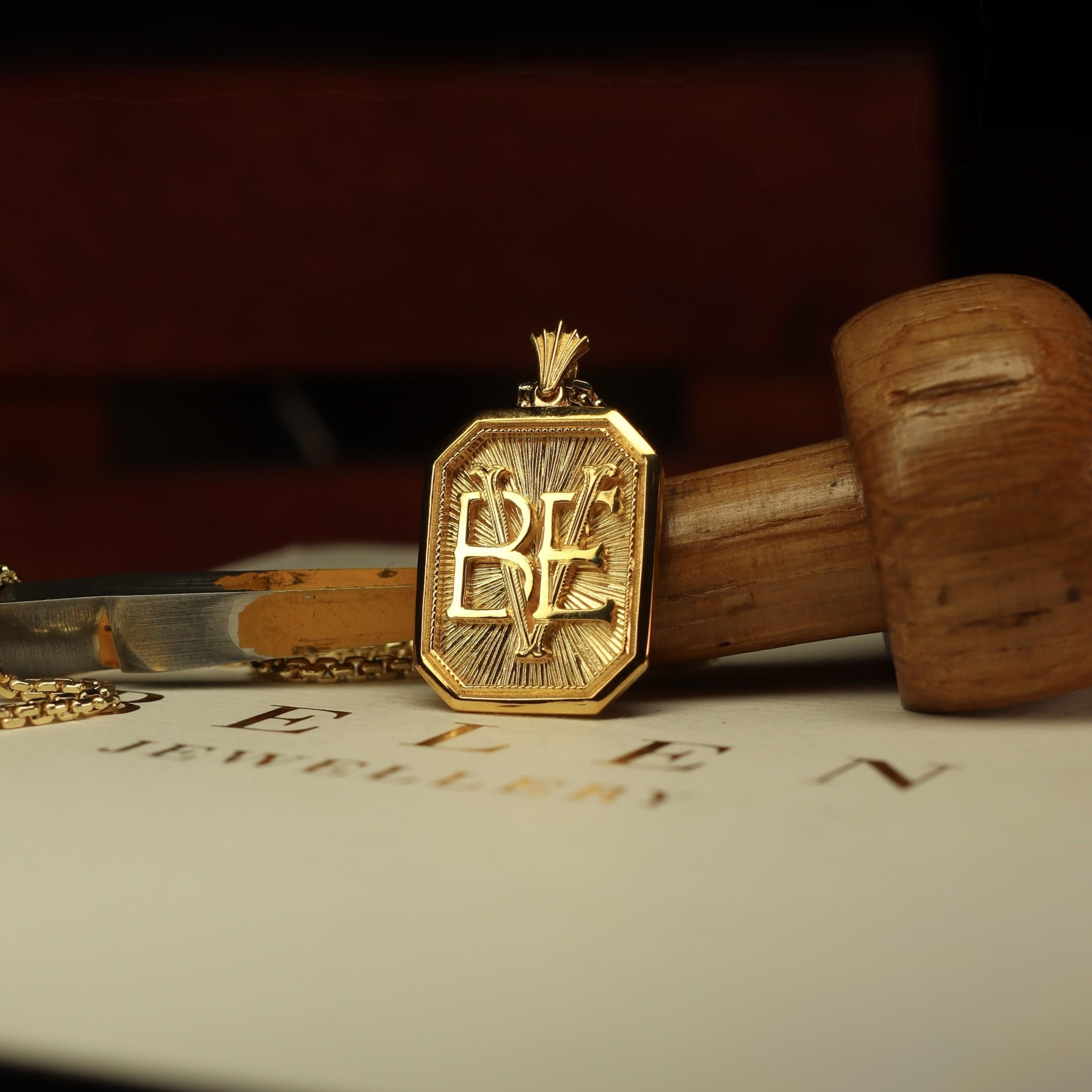 Belen Madalyon Kolye N.1 (14 Ayar Altın)