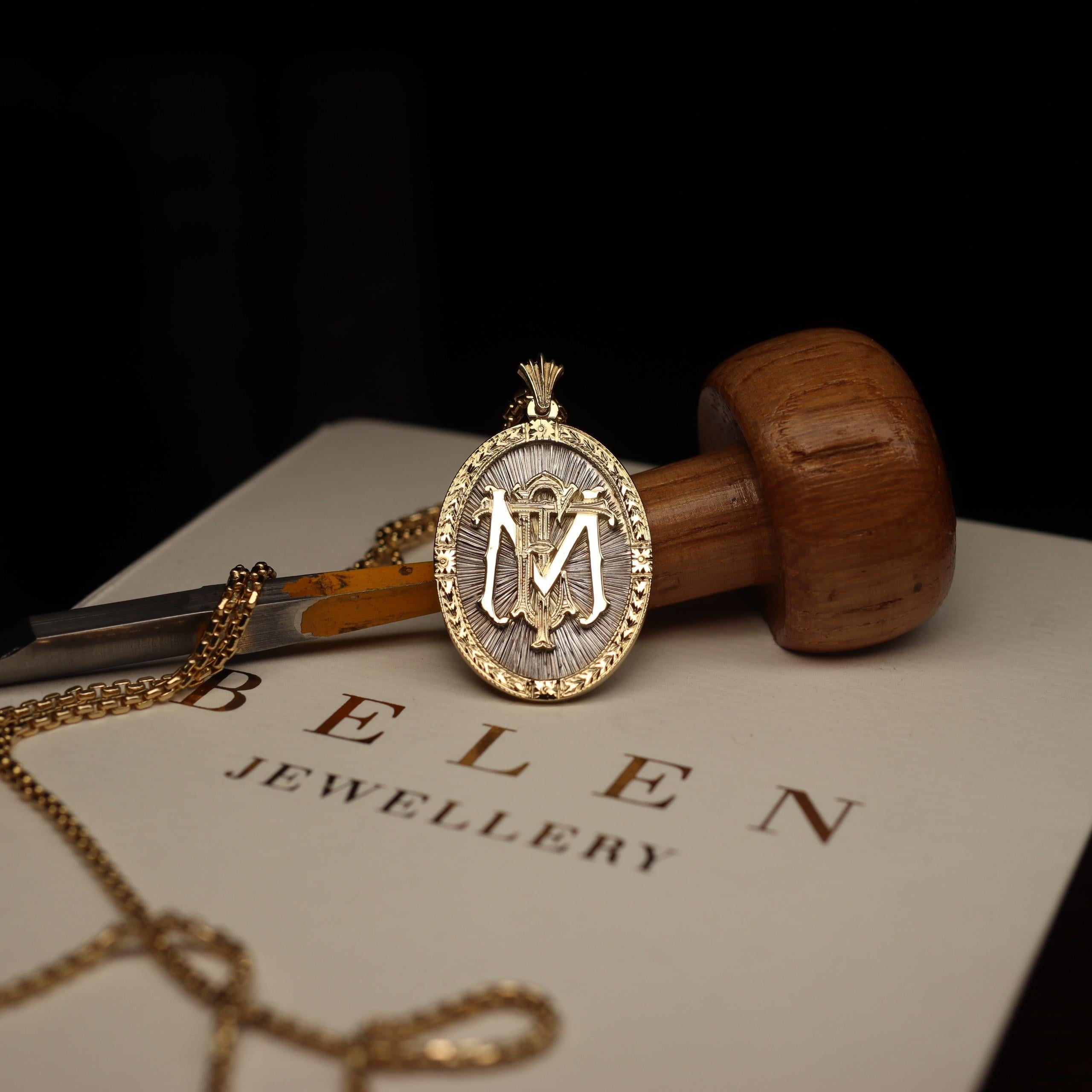 Belen Madalyon Kolye N.9 (14 Ayar Altın)