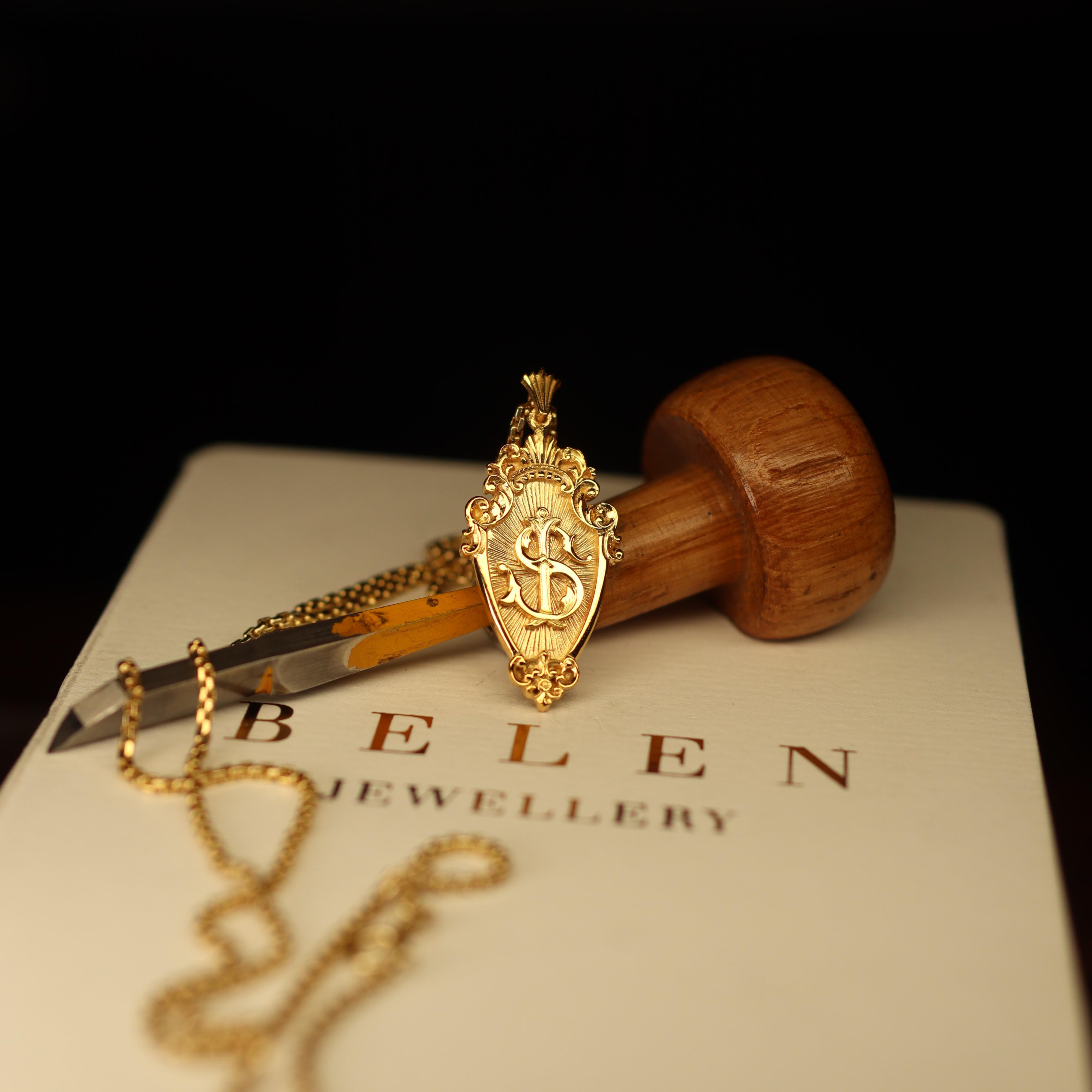 Florid Kolye (14 Ayar Altın)