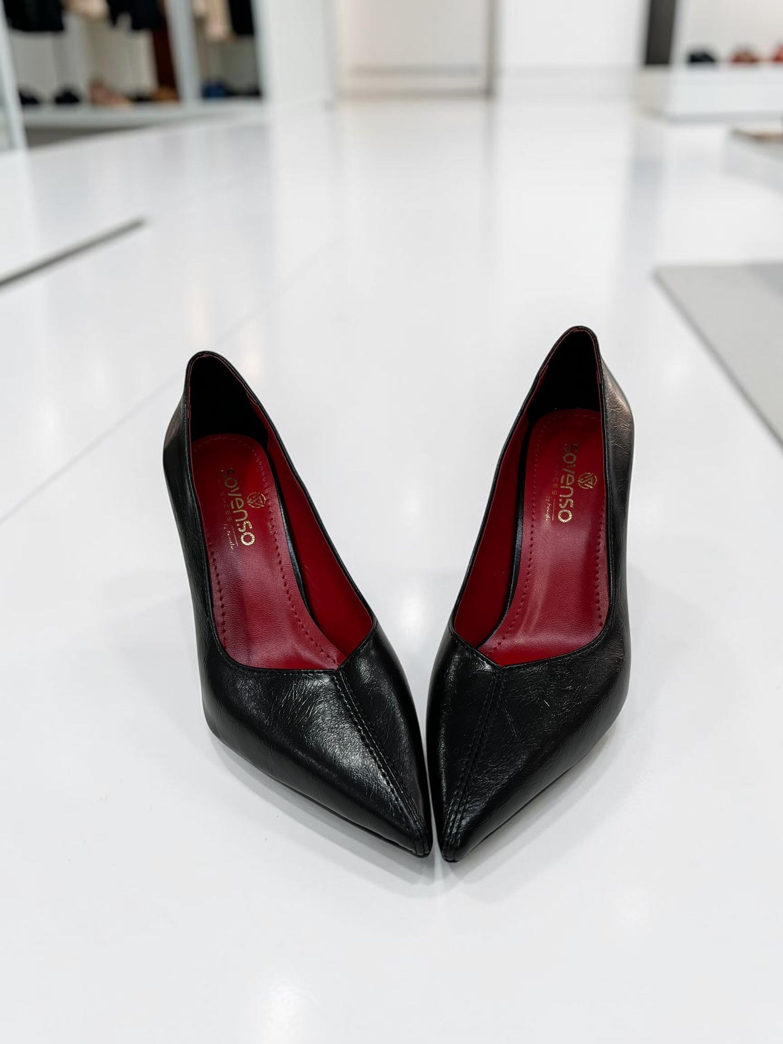 Kelly Kadın 10 cm İnce Topuklu Sivri Burun Stiletto Abiye Ayakkabı Tam Kalıp