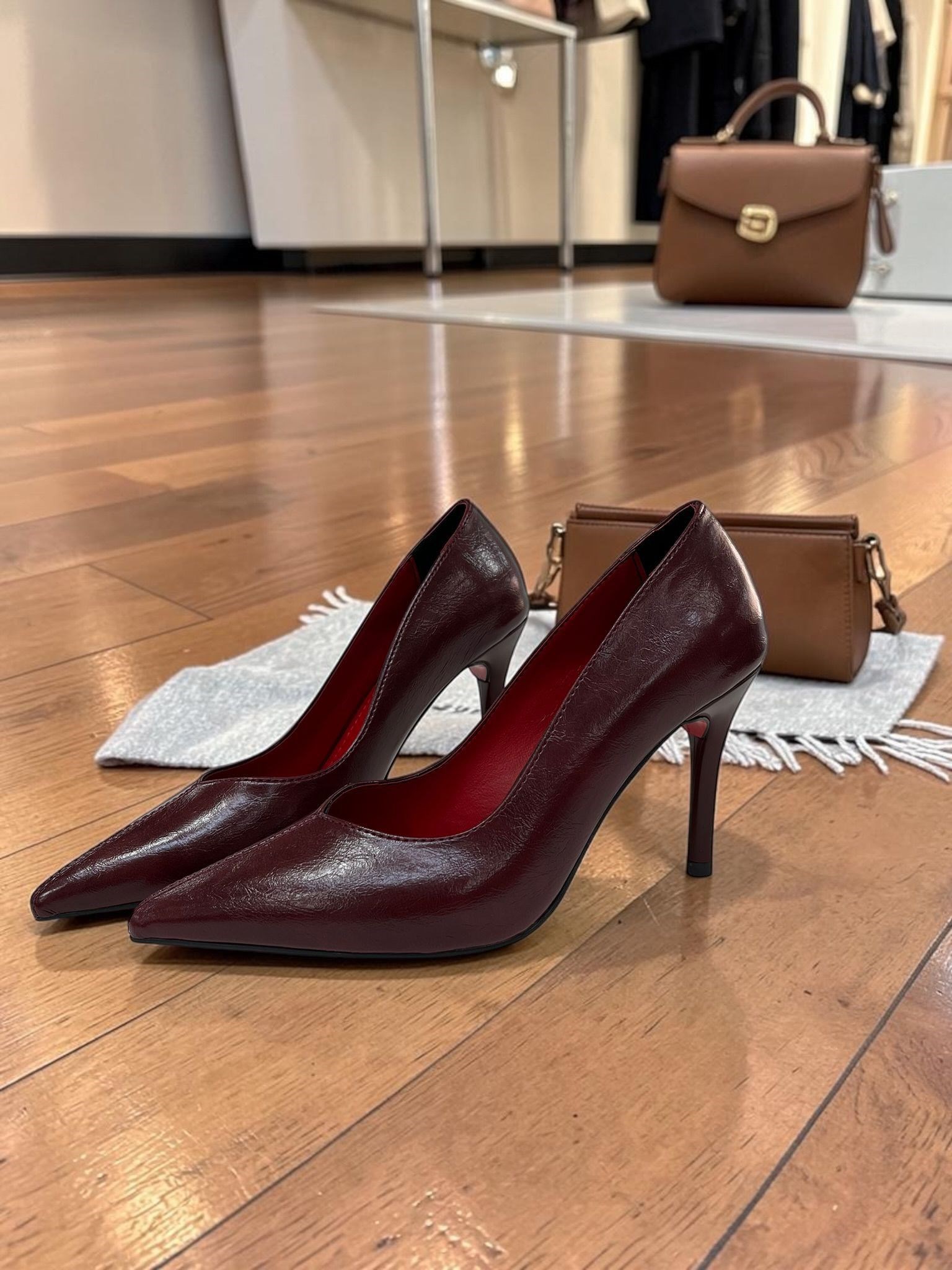 Kelly Kadın 10 cm İnce Topuklu Sivri Burun Stiletto Abiye Ayakkabı Tam Kalıp