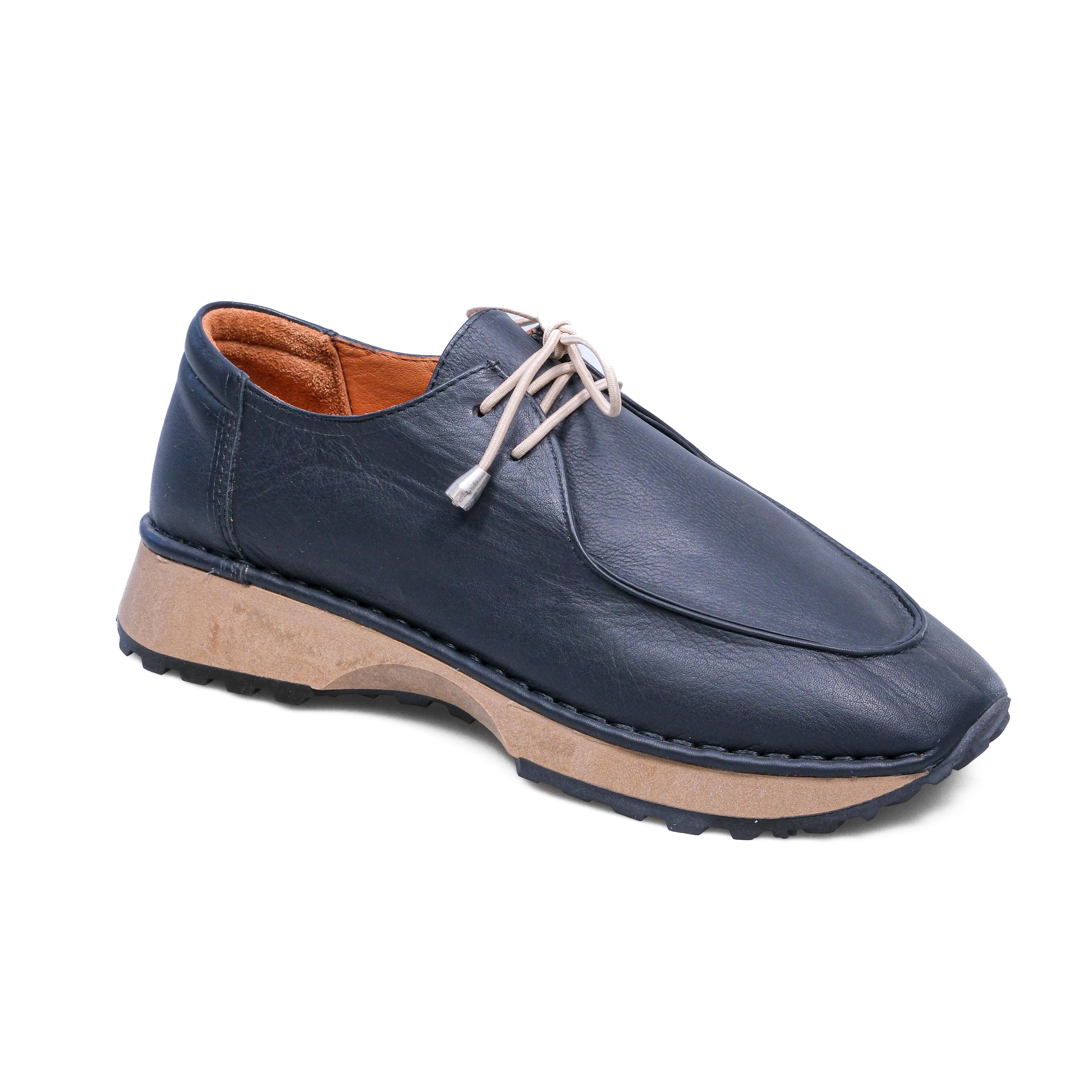 Warpi Hakiki Deri Siyah Sneaker