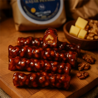 Geleneksel Bol Cevizli Sucuk (Kars Kömesi)