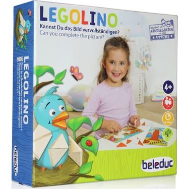 Beleduc Legolino Ahşap 14 Parça Eğitici Kutu Oyunu