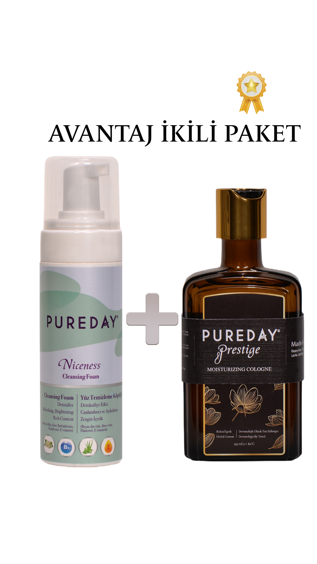 Avantaj İkili Paket- Temizleme Köpüğü&Prestige Premium Kolonya