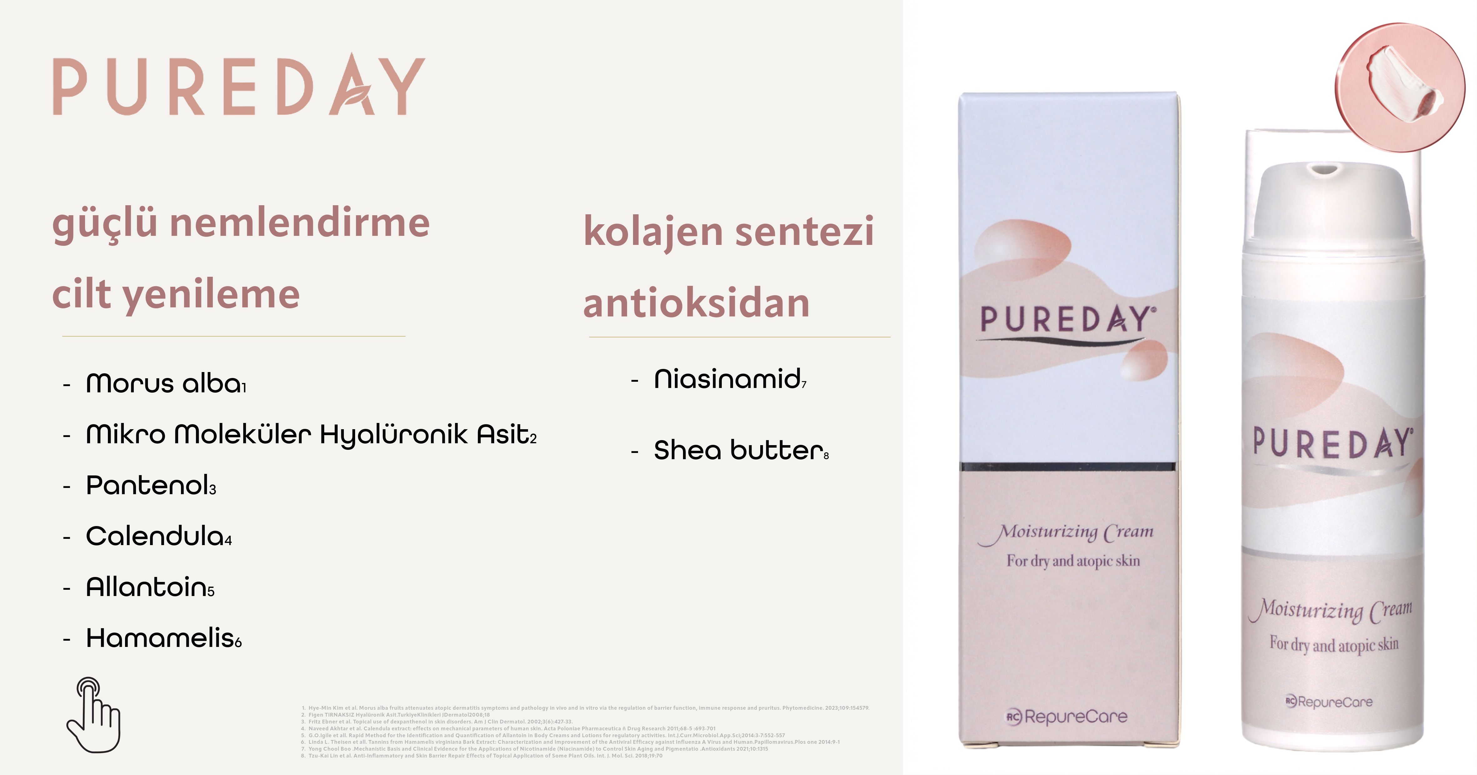 Pureday Atopik, Kuru Cilt Kremi