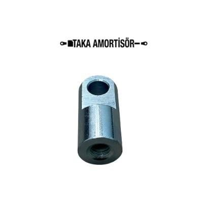 DELİKLİ GAZLI AMORTİSÖR BAŞLIĞI  EYELED M8 DELİK 8,2 EKSEN 25