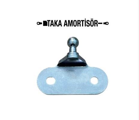 Gazlı Amortisör Montaj Braketi Küre 10  90 DERECE DIŞA DOĞRU