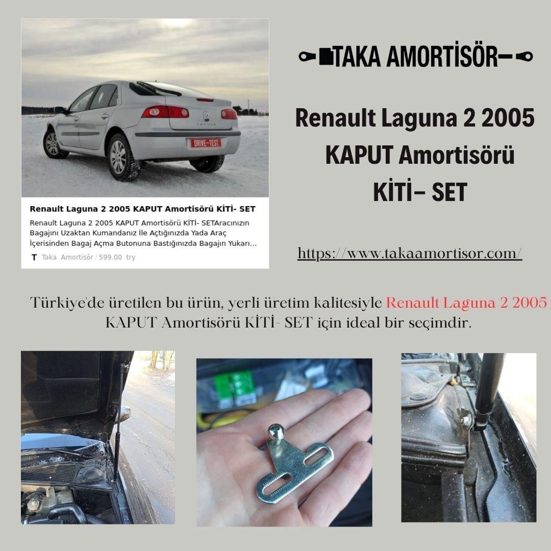 Renault Laguna 2 2005  KAPUT Amortisörü KİTİ- SET