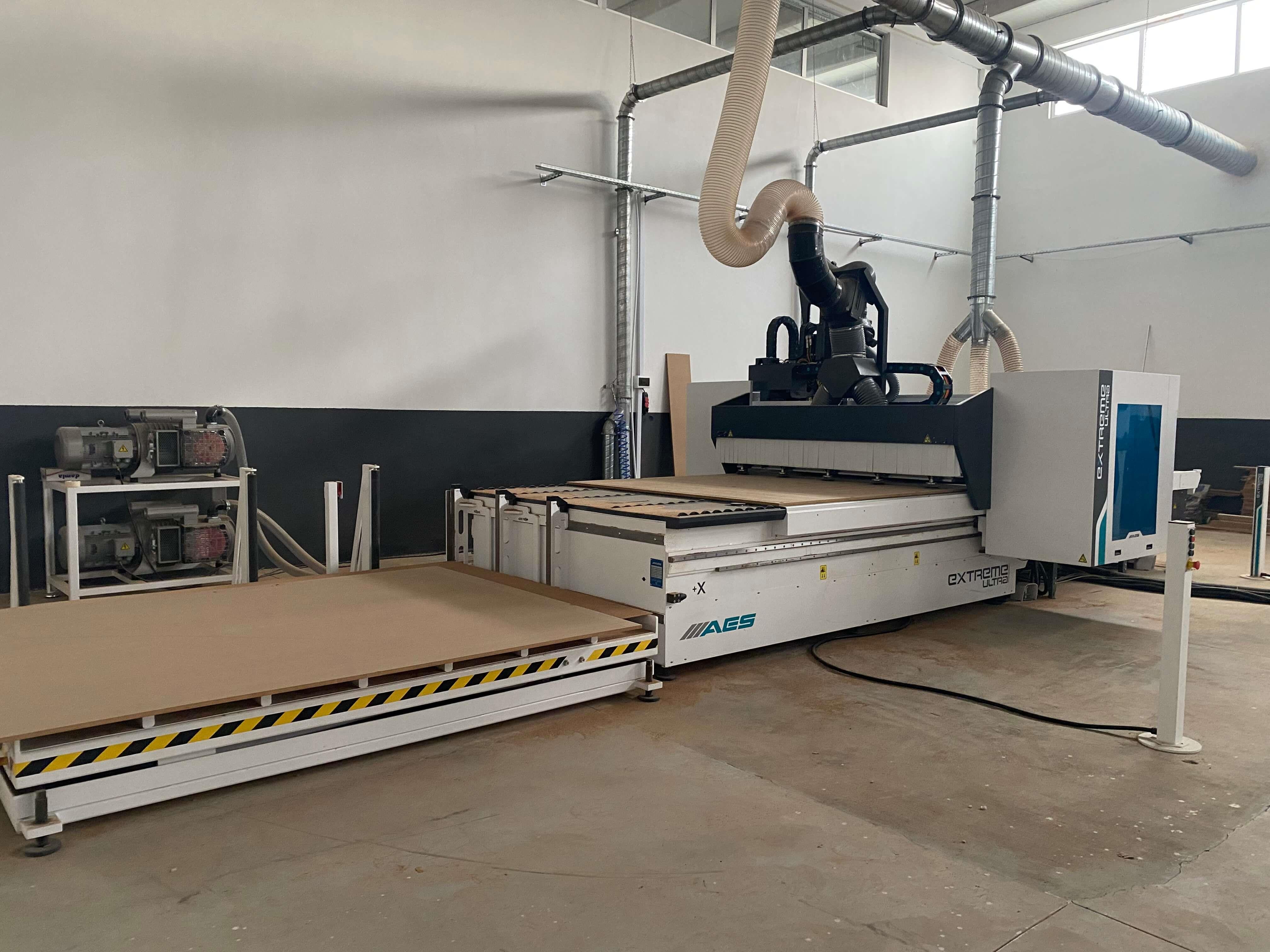 Aes Extreme Ultraline 2128 Yükleme Boşaltmalı Düz Tabla Cnc Makinesi (2024)