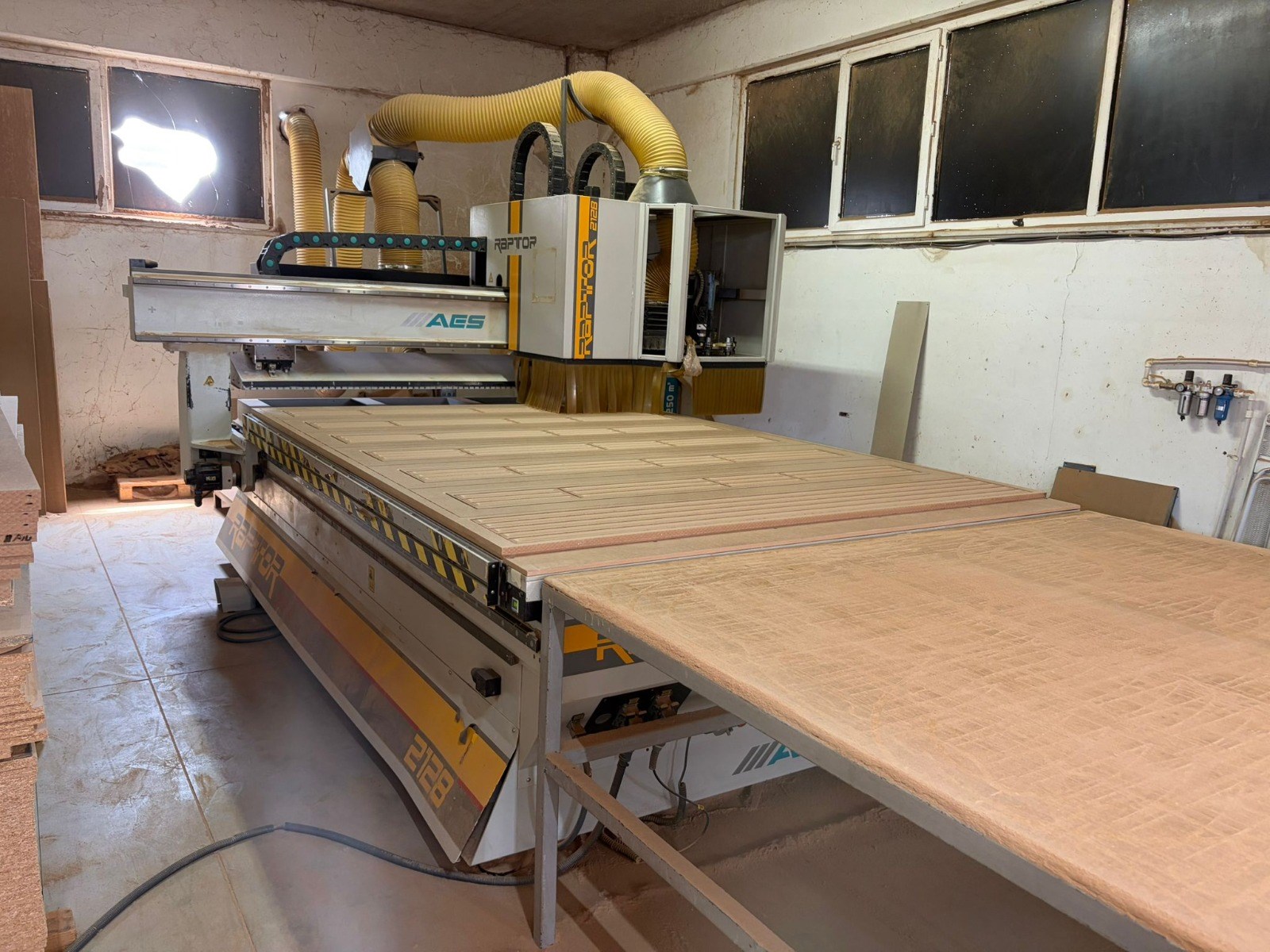 AES Raptor 2128 Düz Tabla Cnc Makinesi (2016)