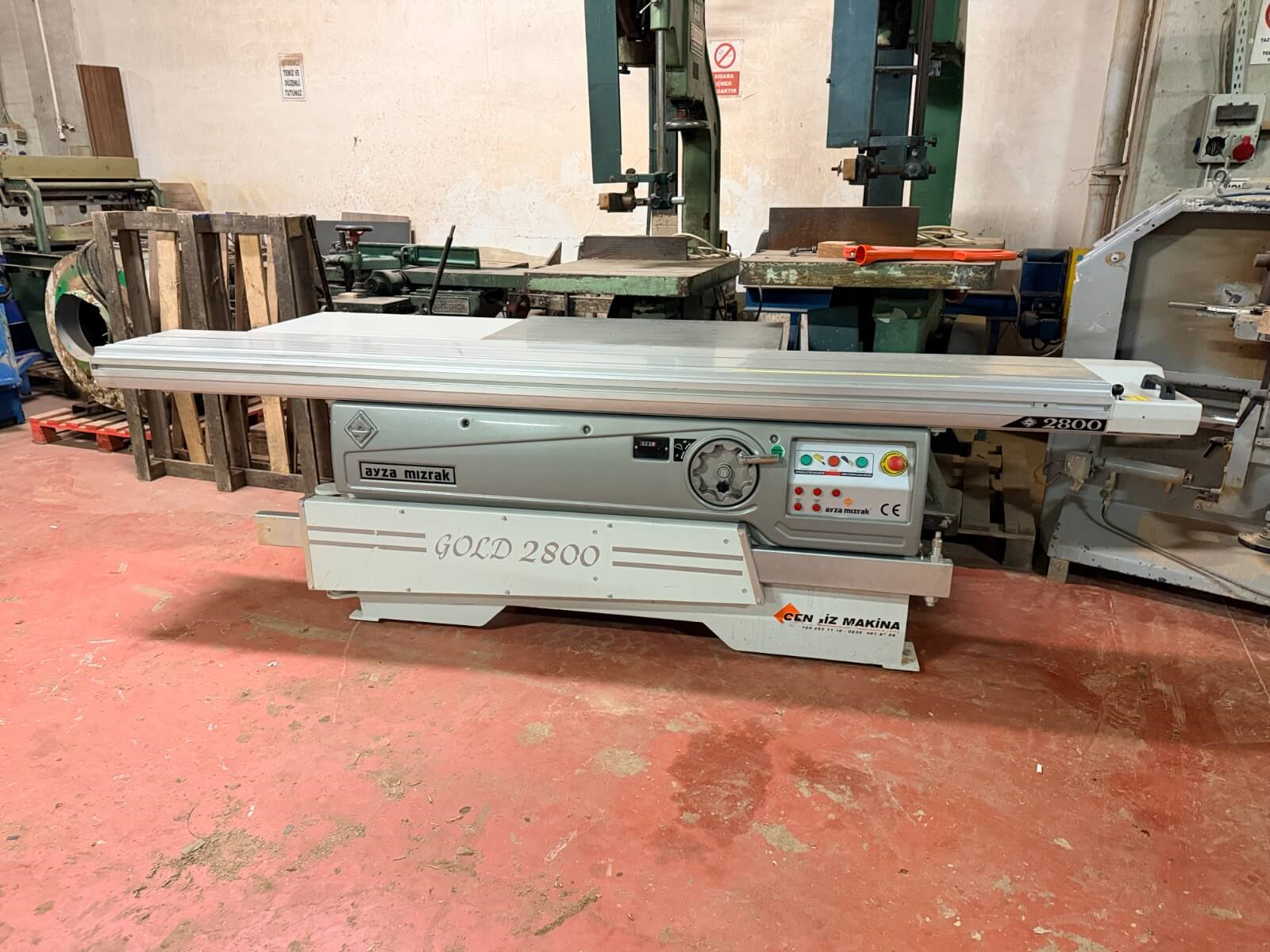 AYZA MIZRAK Gold 2800 Çizicili Yatar Daire Makinesi (2017)