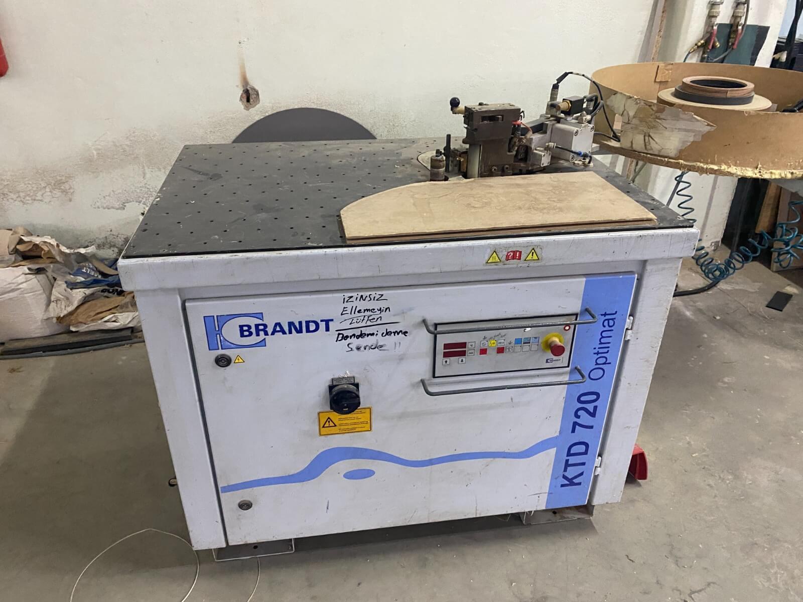 Brandt Optimat Ktd 720 Eğri Kenar Bantlama Makinesi ve Temizleme Makinesi (2012)