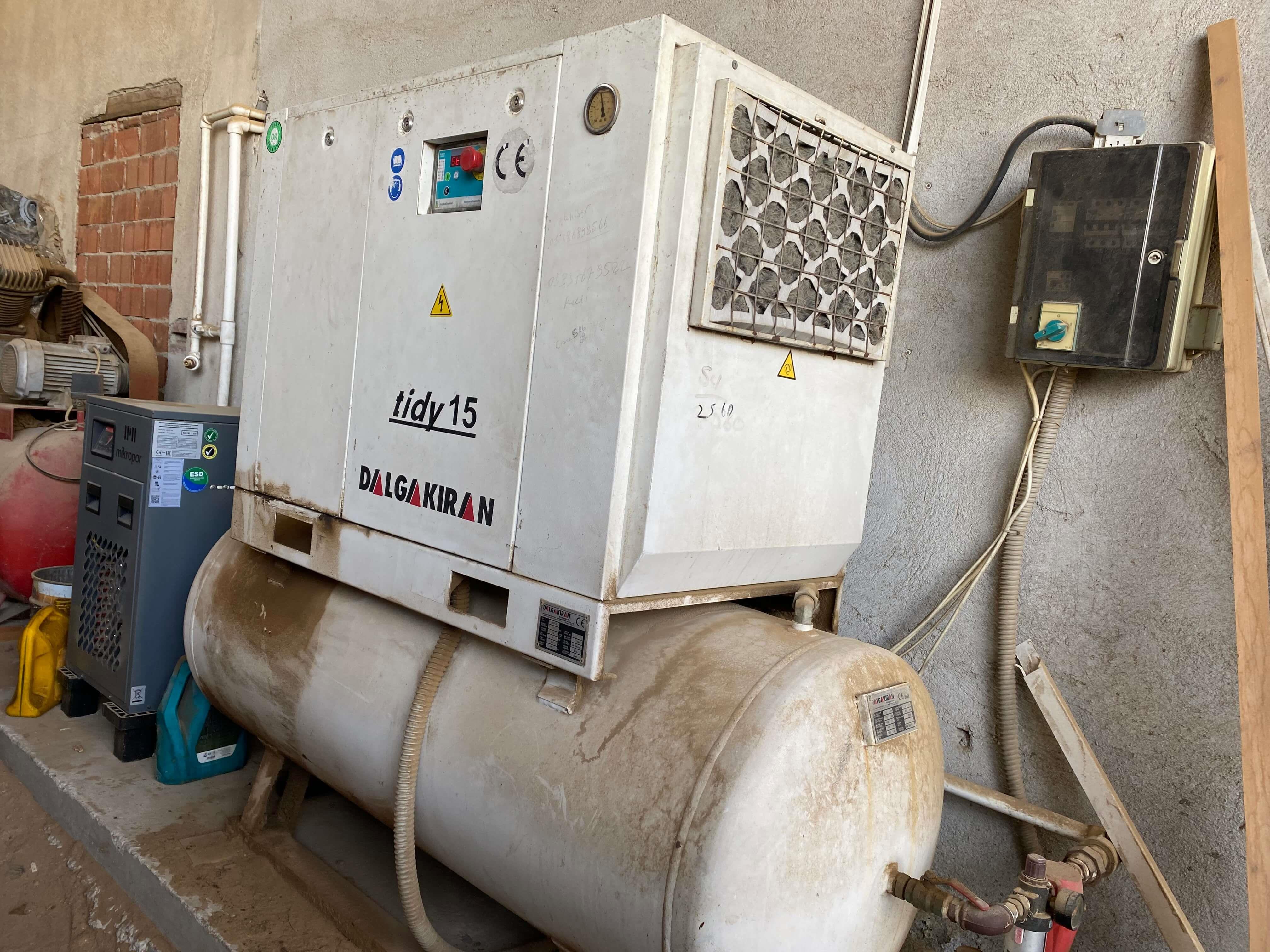 Dalgakıran Tidy 15 Kw. Kompresör ve Kurutucu (2007)