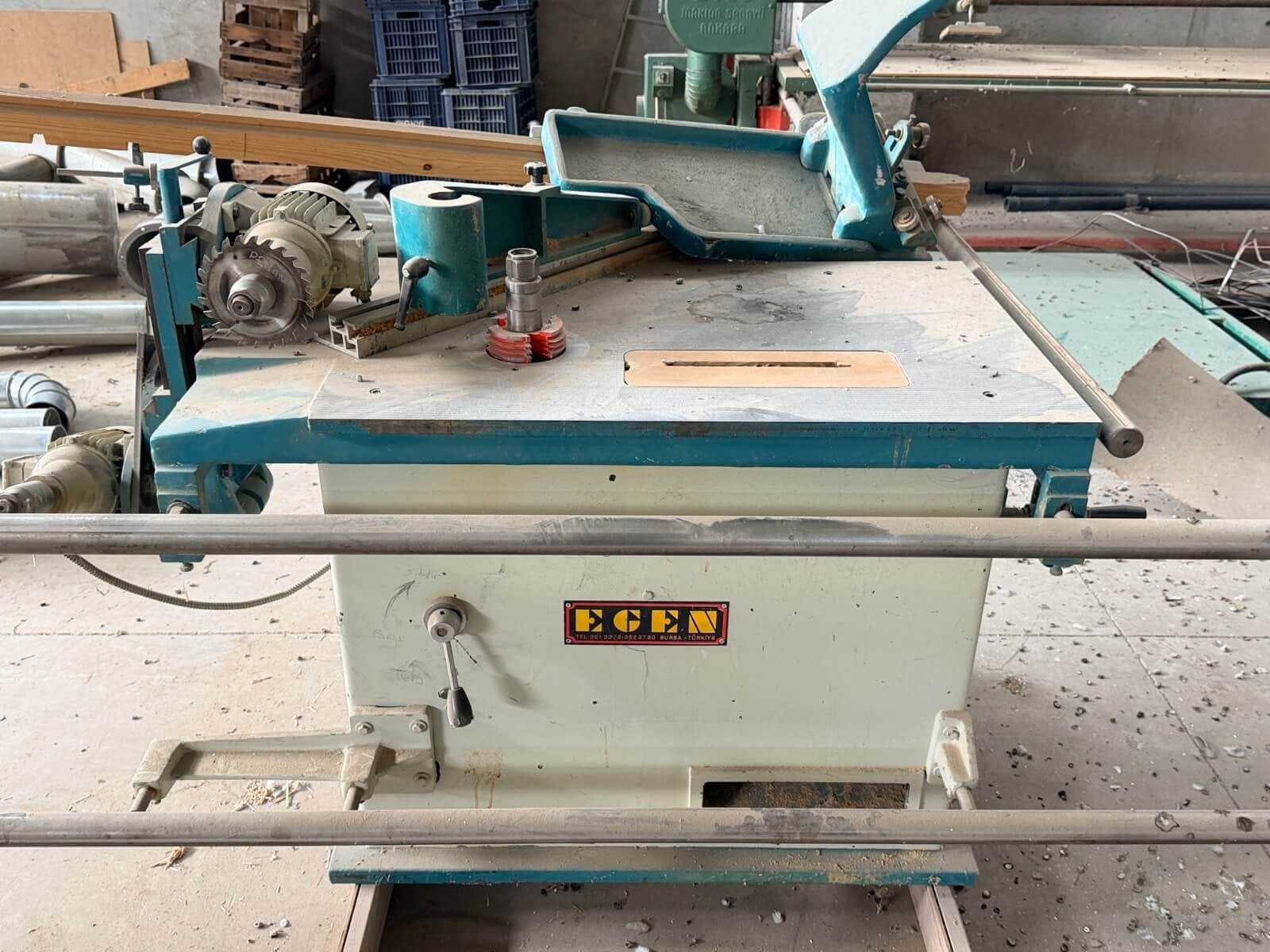 EGEN Ems 99s Çift Yatay Frezeli Mors Makinesi