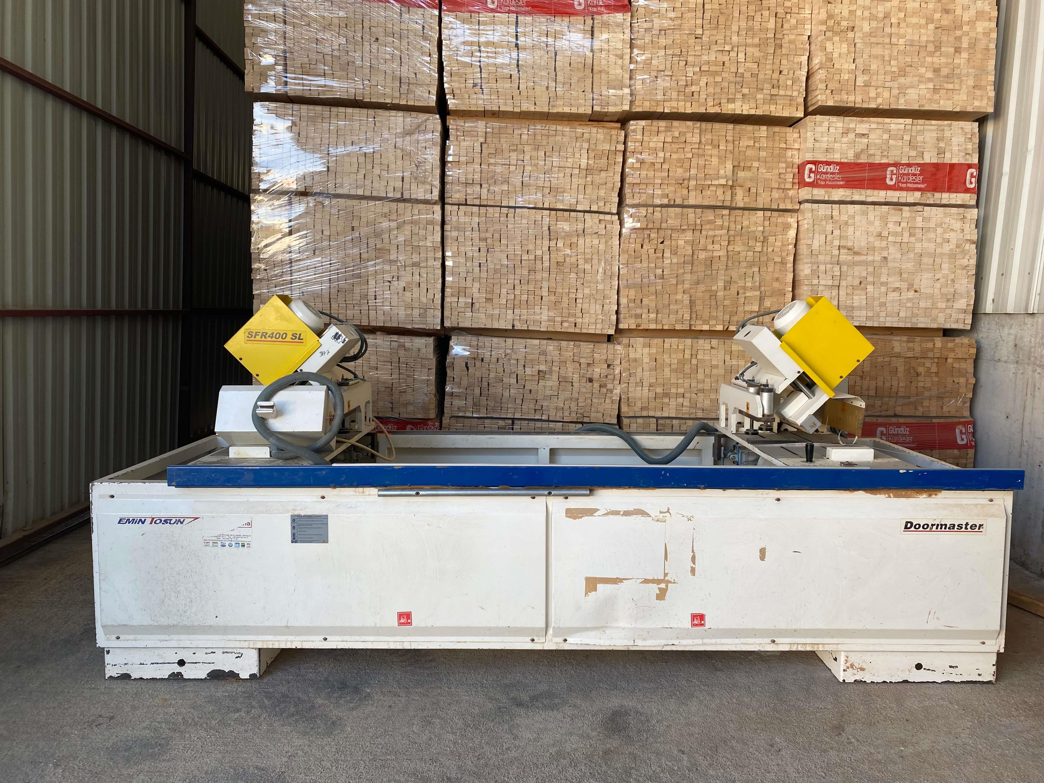 Emin Tosun Doormaster Sfr 400 SL Kapı Kasa 45 Kesim Makinesi 