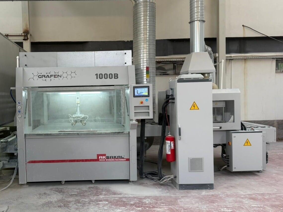 GRAFEN 1000B Ahşap Boyama Boya Atım Makinesi (2022)