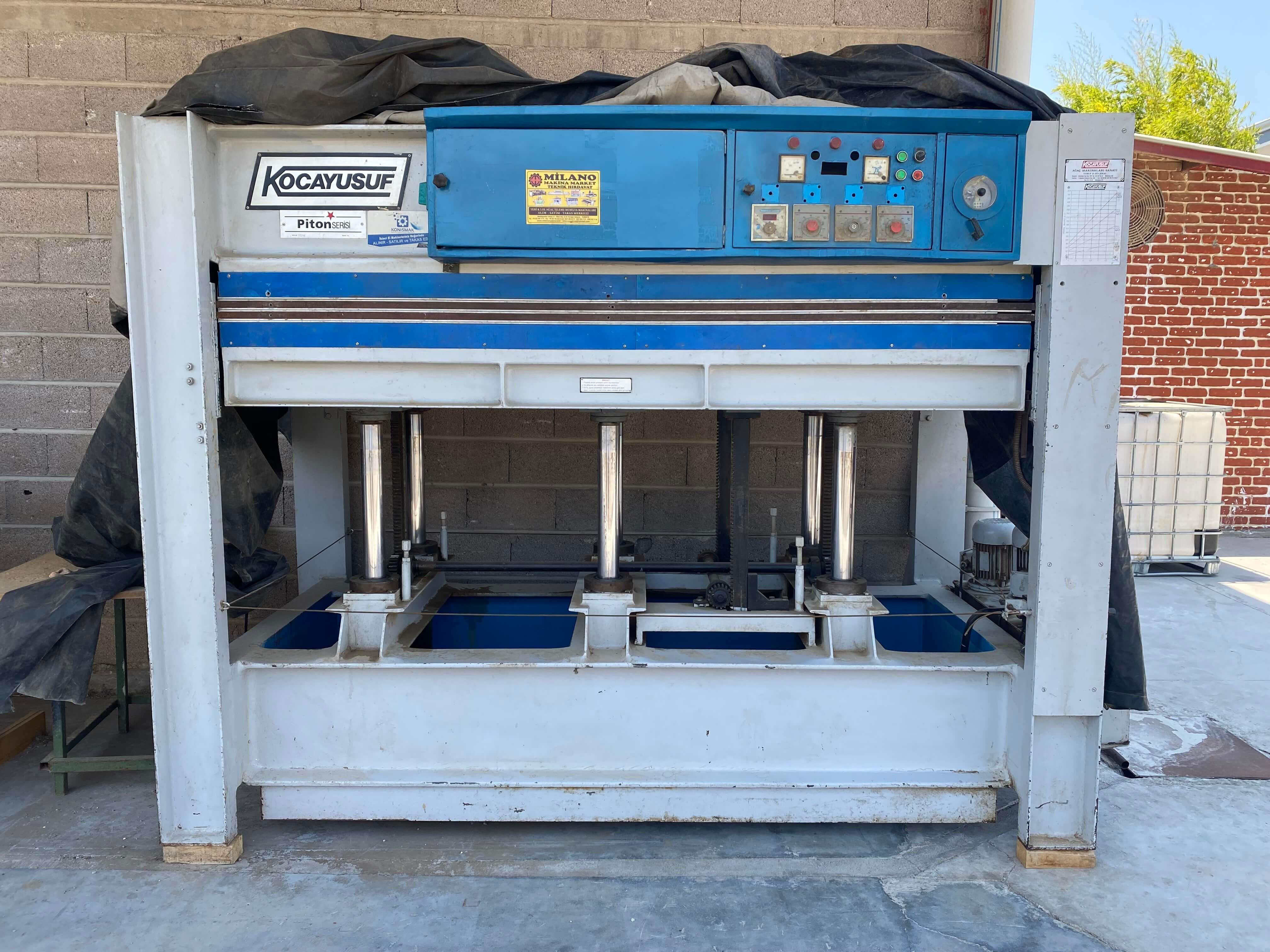 Kocayusuf 2 Ara Katlı 3 Kapılık 110*220 Kapı Pres Makinesi