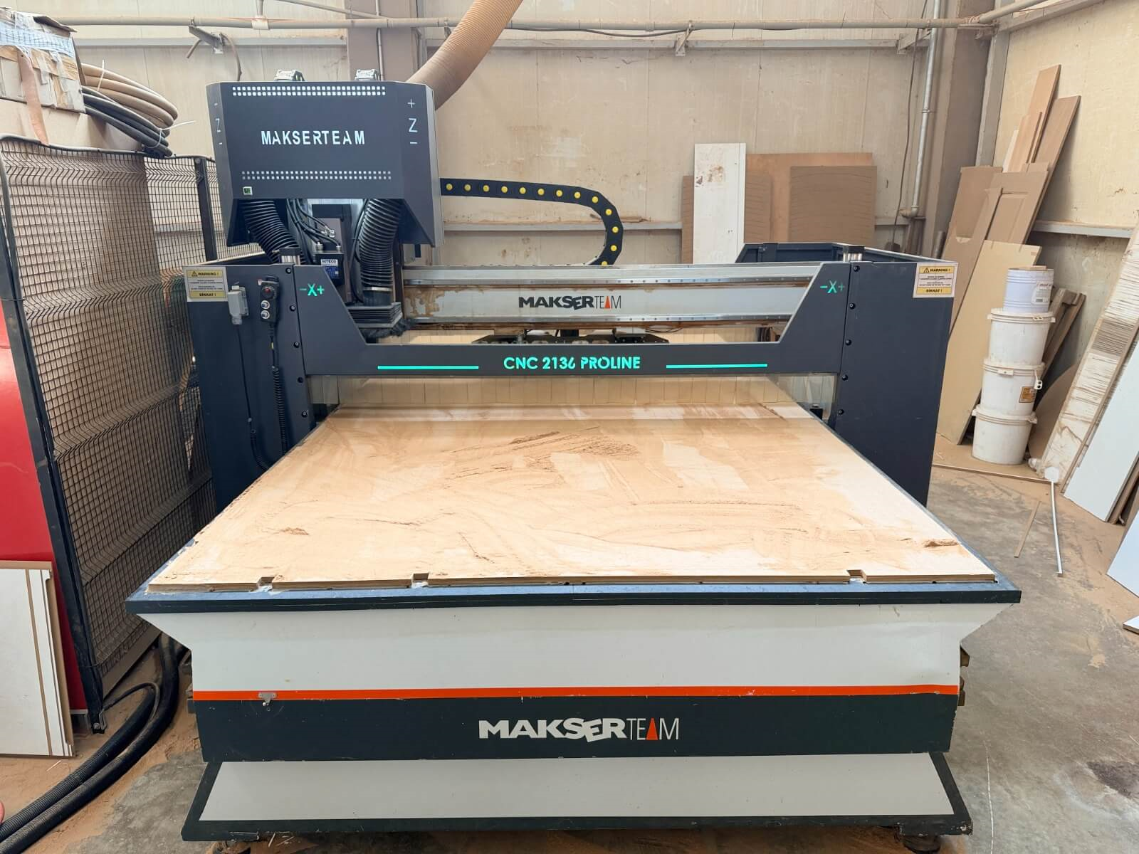 MAKSER Proline 2136 Süpürmeli Cnc Makinesi (2019)