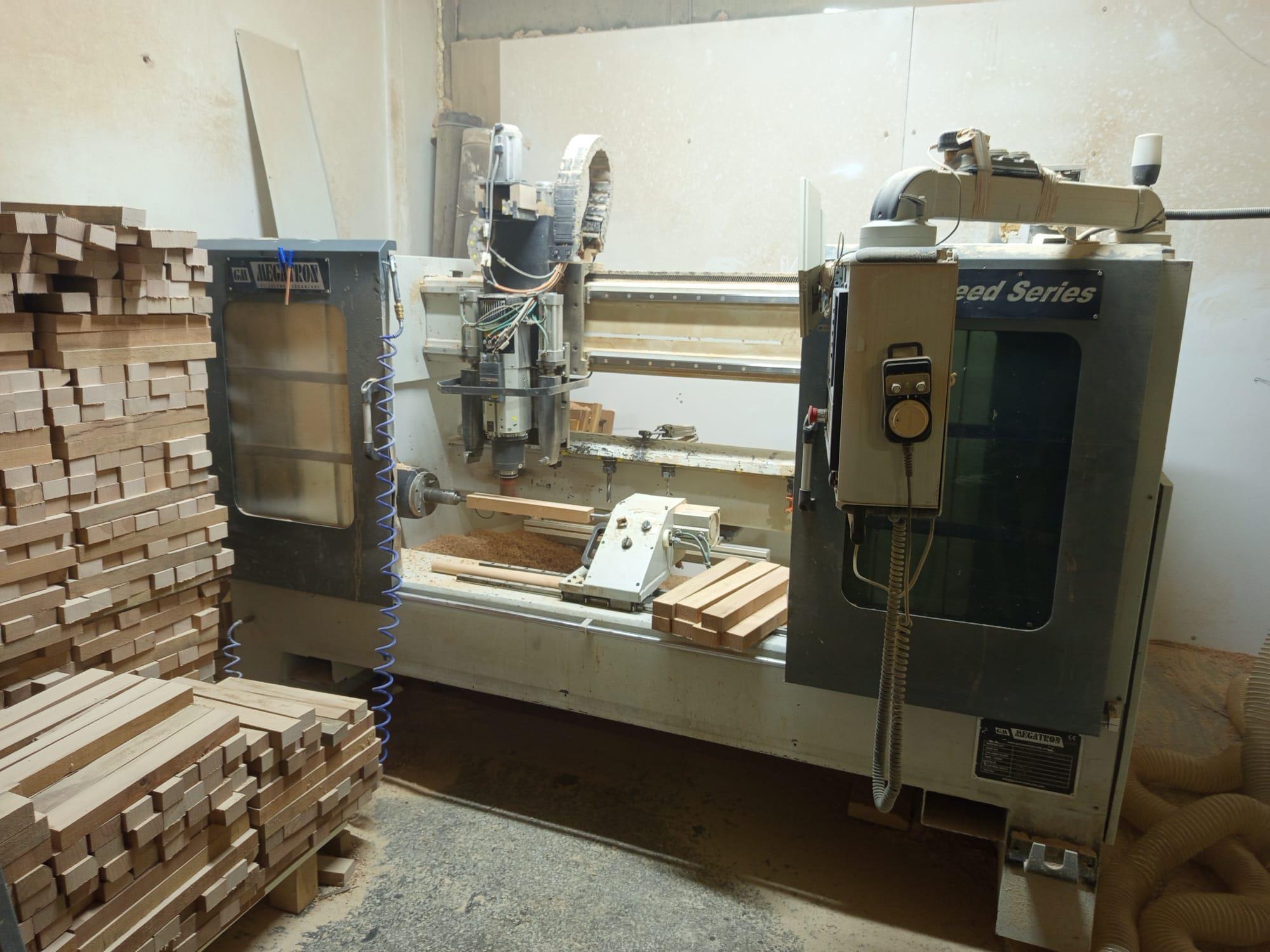 Megatron GMT 300 4 Eksen Ahşap Cnc Torna Makinesi (2018)