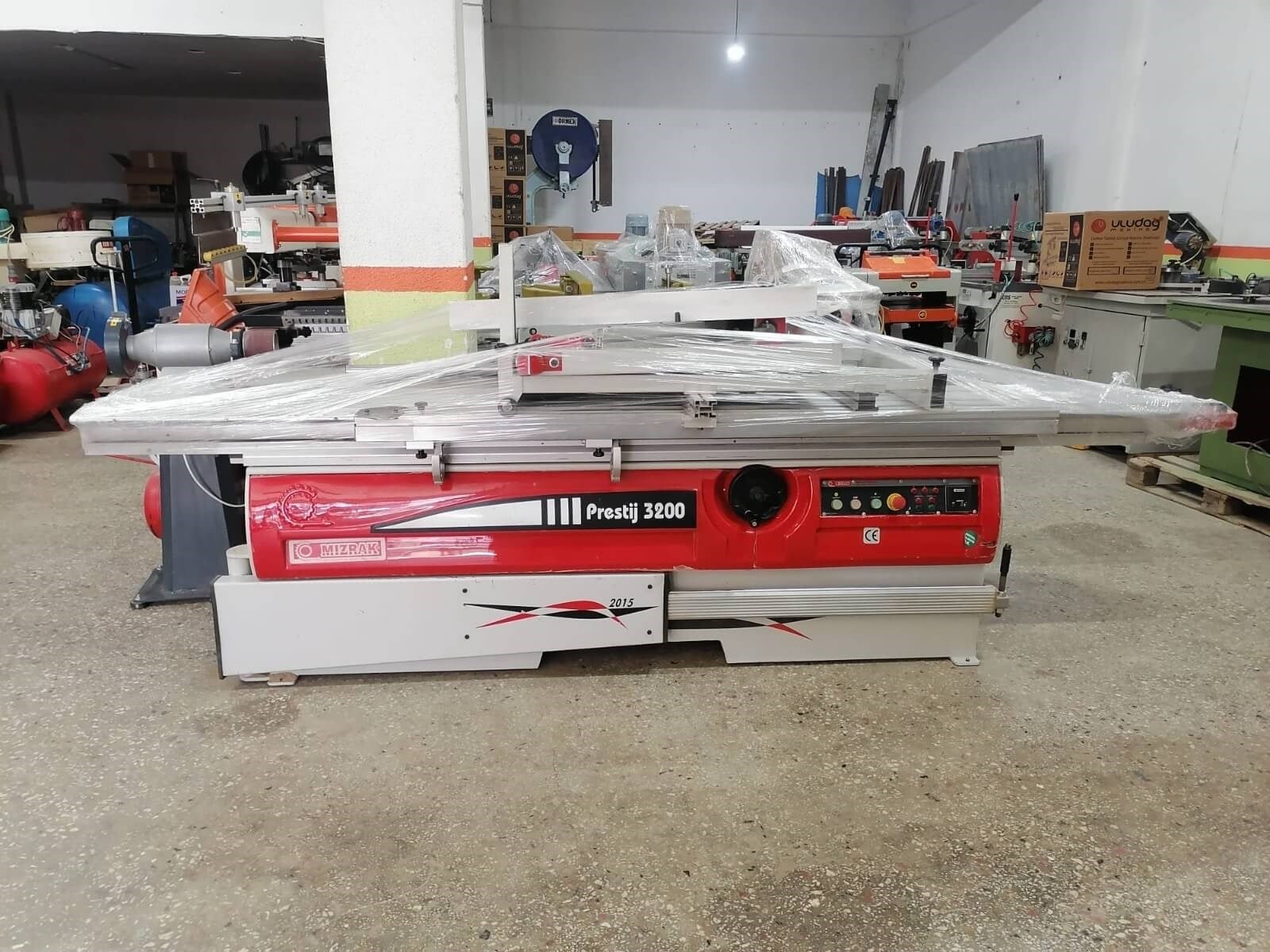 MIZRAK Prestij 3200 Çizicili Yatar Daire Kesim Makinesi (2015)