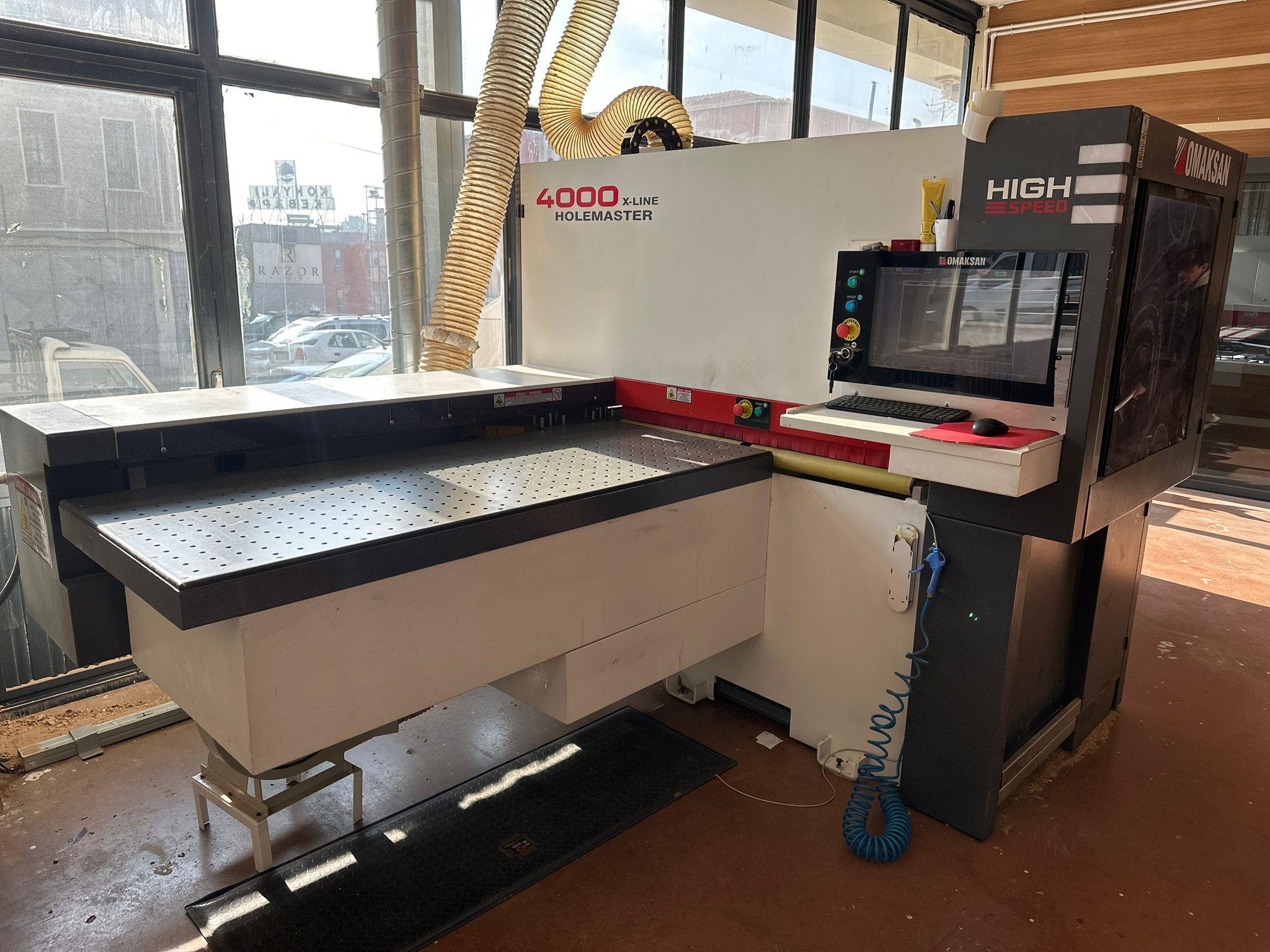 Omaksan Holemaster 4000 X-Line Cnc Delik Makinesi (2021)