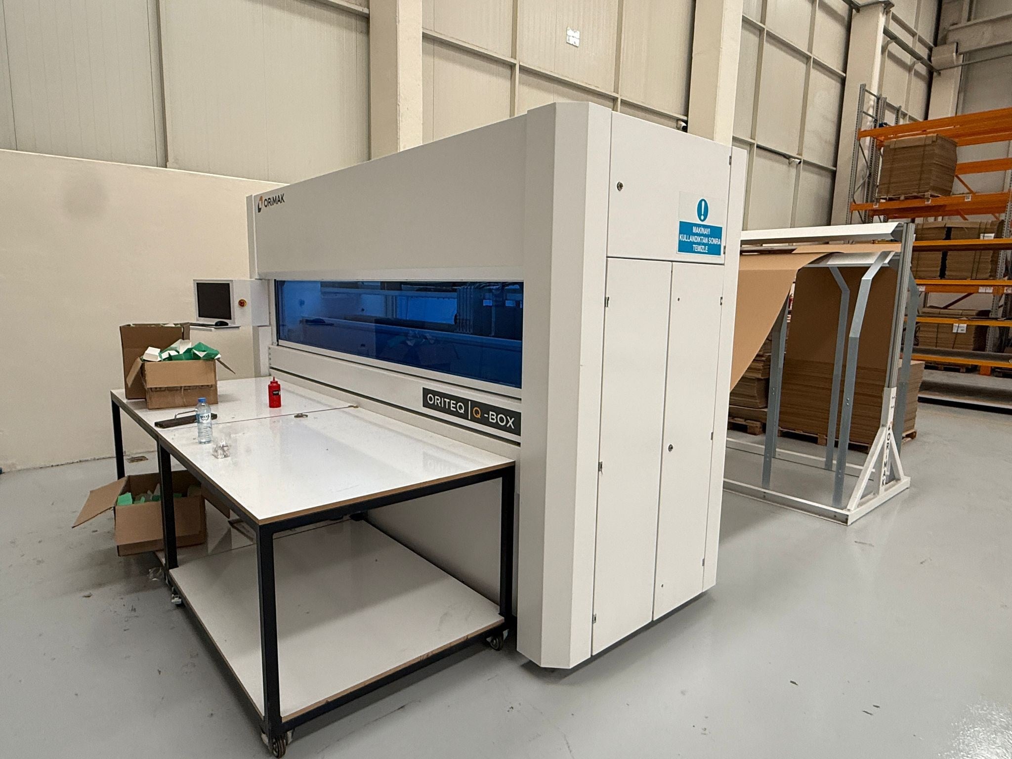 ORİMAK Oriteq Q-Box Karton Yapma Cnc Makinesi (2025)