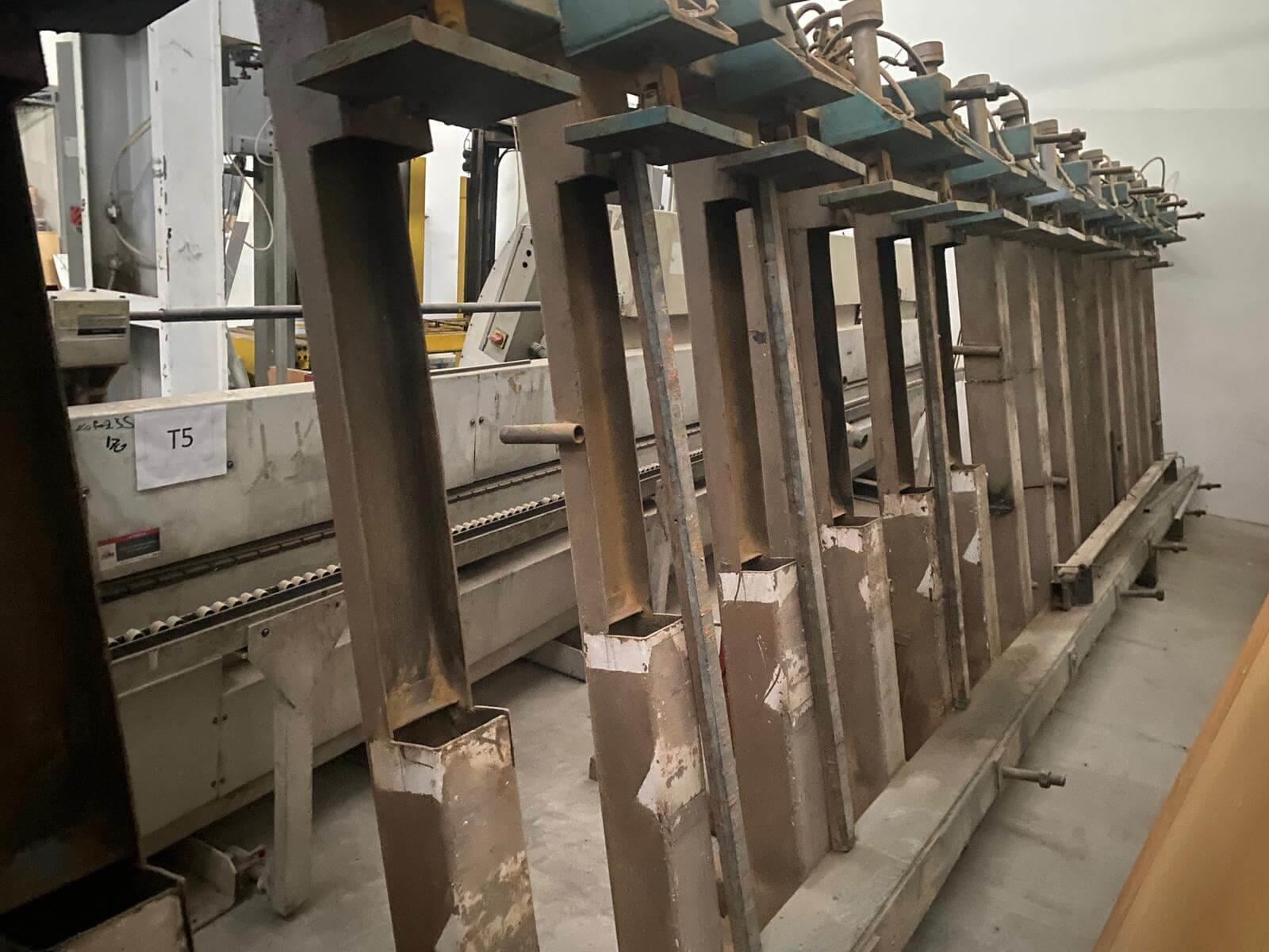 Özel Üretim 8 Metre Lamine Pres Makinesi (Etiketsiz)