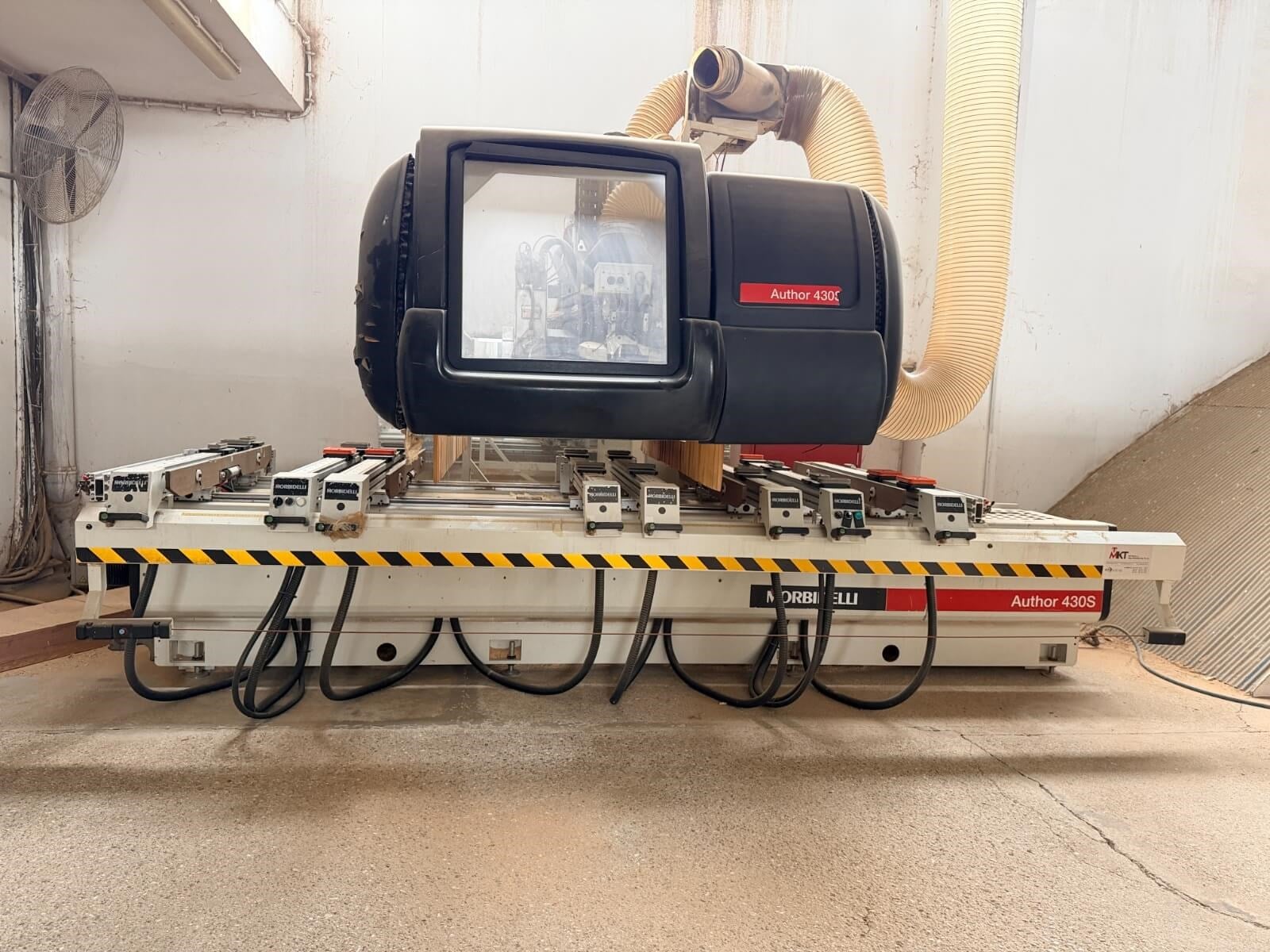 SCM Morbidelli Author 430 Yatay Kapı Frezeli Cnc Makinesi (2003)