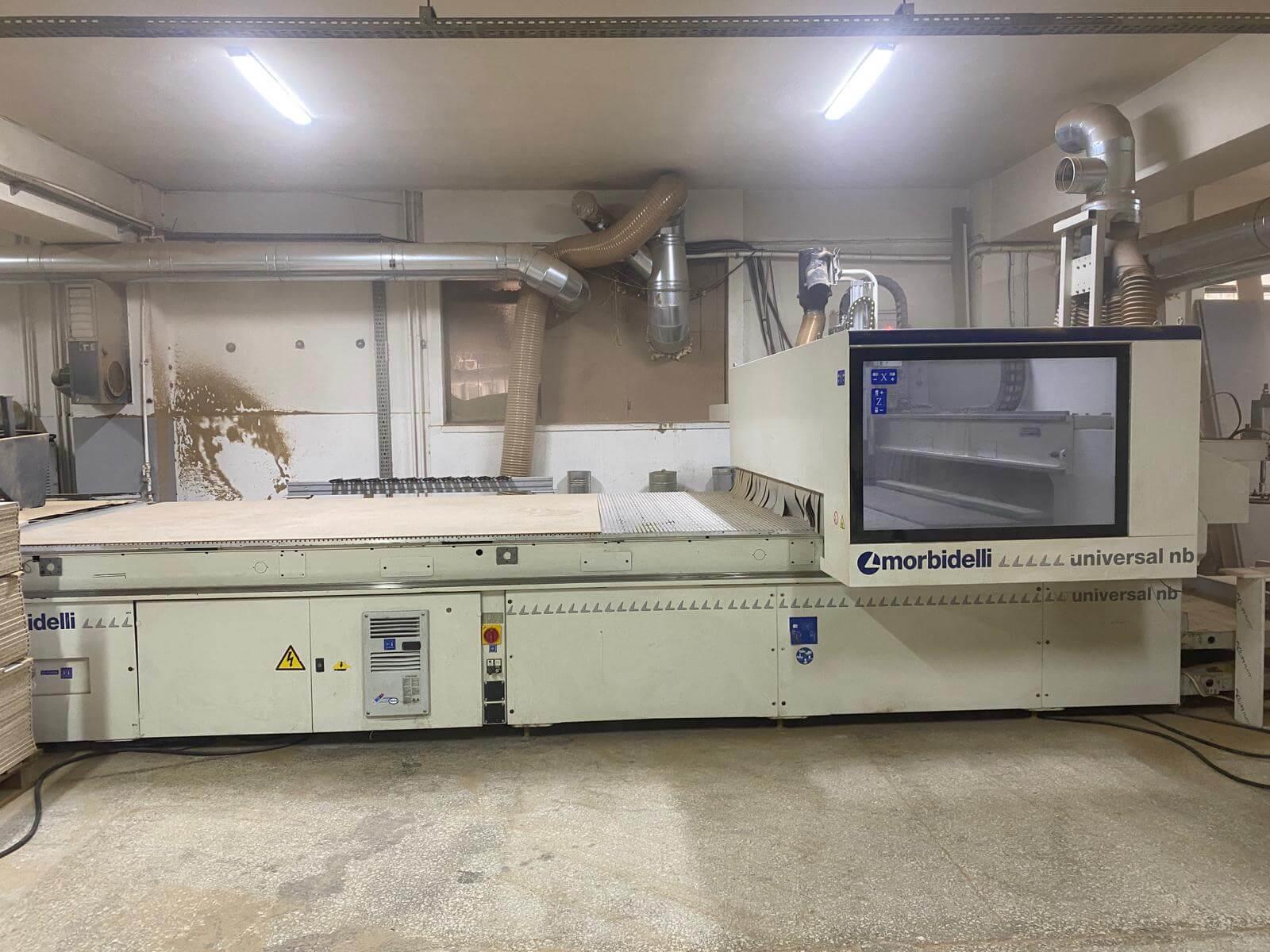 Scm Morbidelli Universal 4322 Yükleme Boşaltmalı Düz Tabla Cnc Router Makinesi (2017)