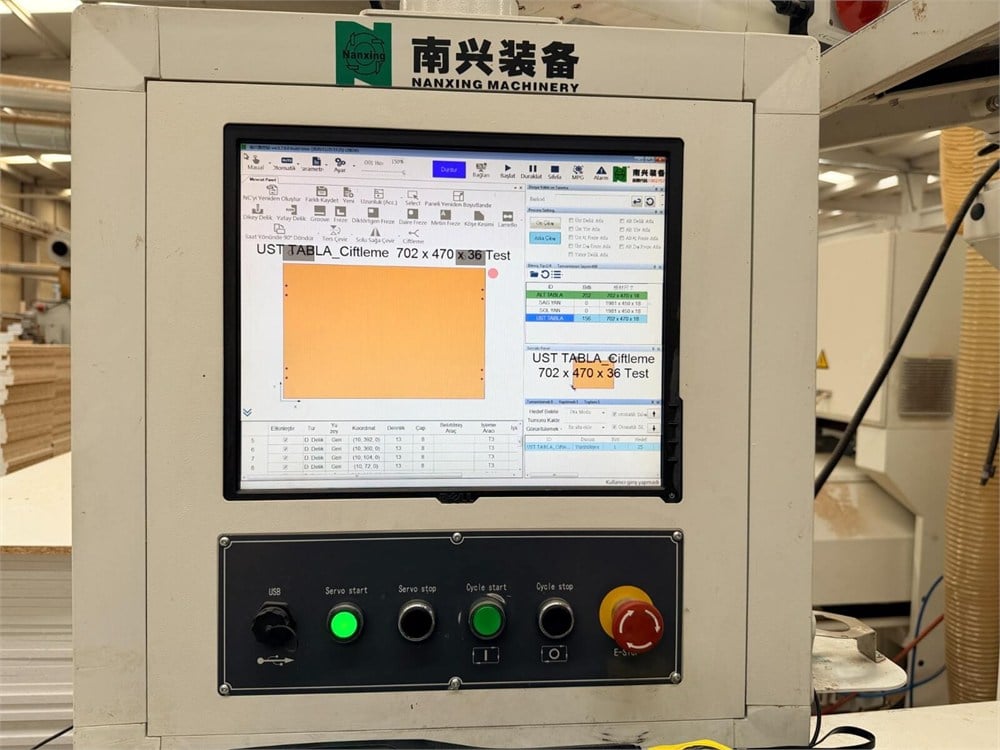 NANXİNG NCB 612 D 2+1 Cnc Delik Makinesi (2020) — 7/12