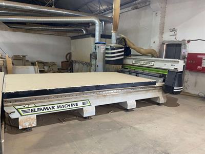 Elfemak Torro 2137 Düz Tabla Cnc Router Süpürmeli Makine (2019)