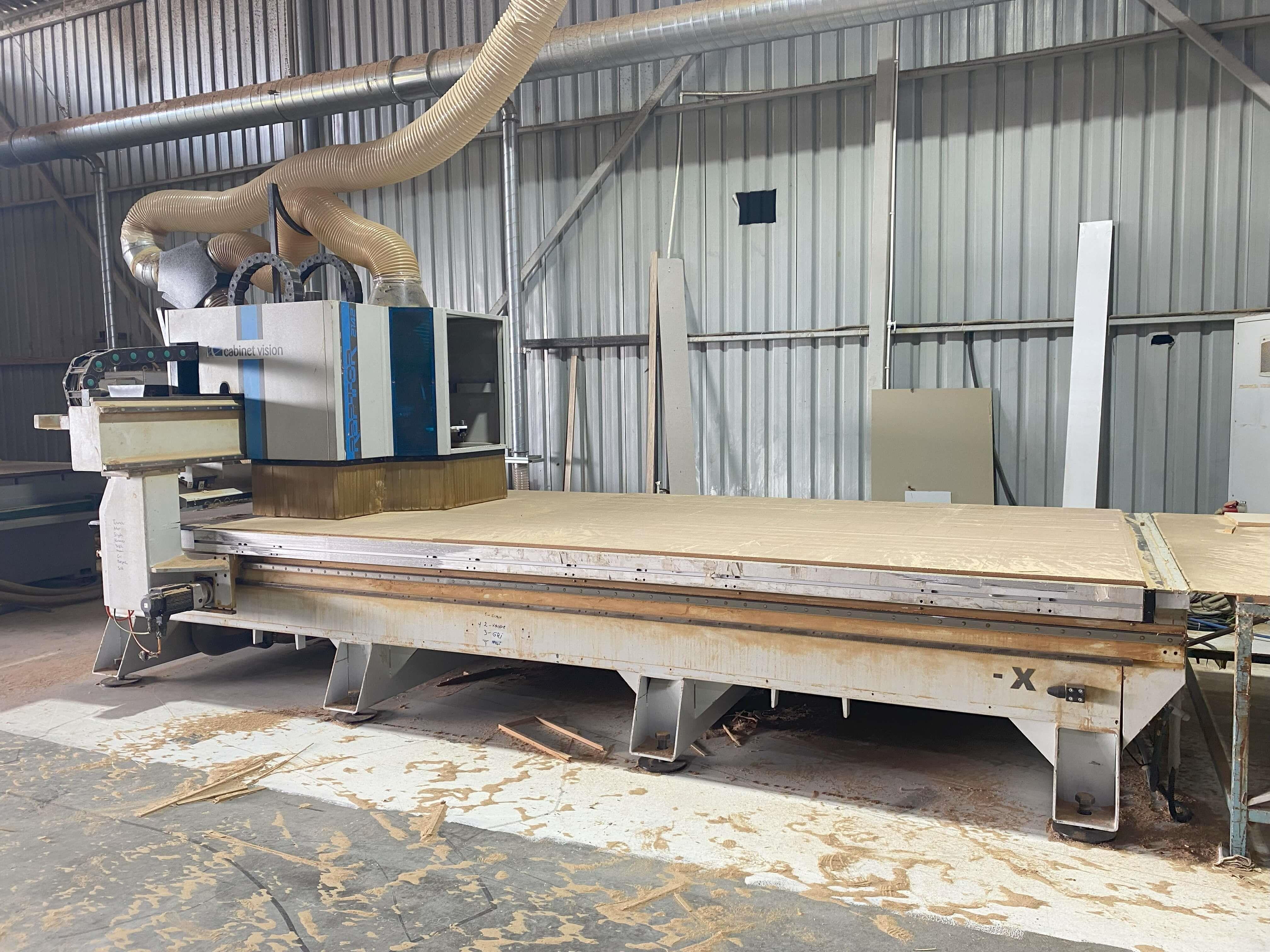Aes Raptor 2142 Cabinet Süpürmeli Matkap Gruplu Düz Tabla Cnc Makinesi (2012)