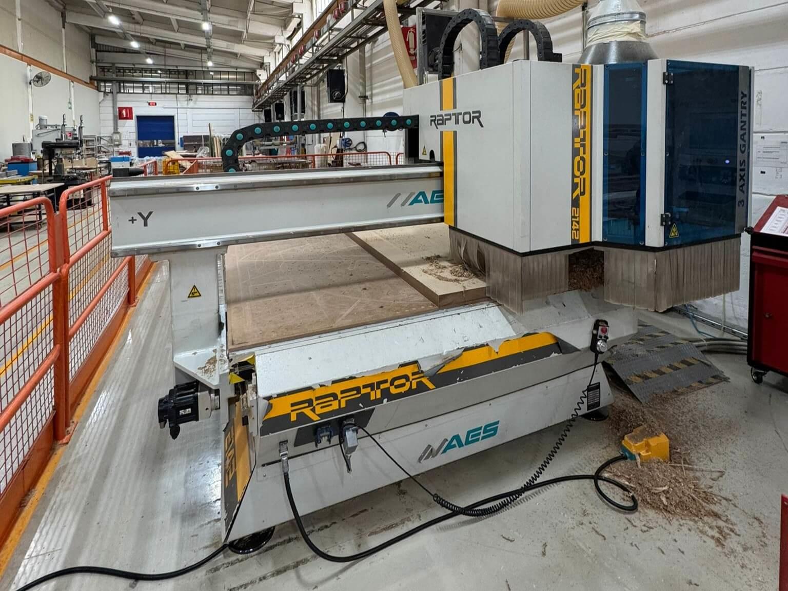 Aes Raptor 2142 Düz Tabla Cnc Makinesi (2015)