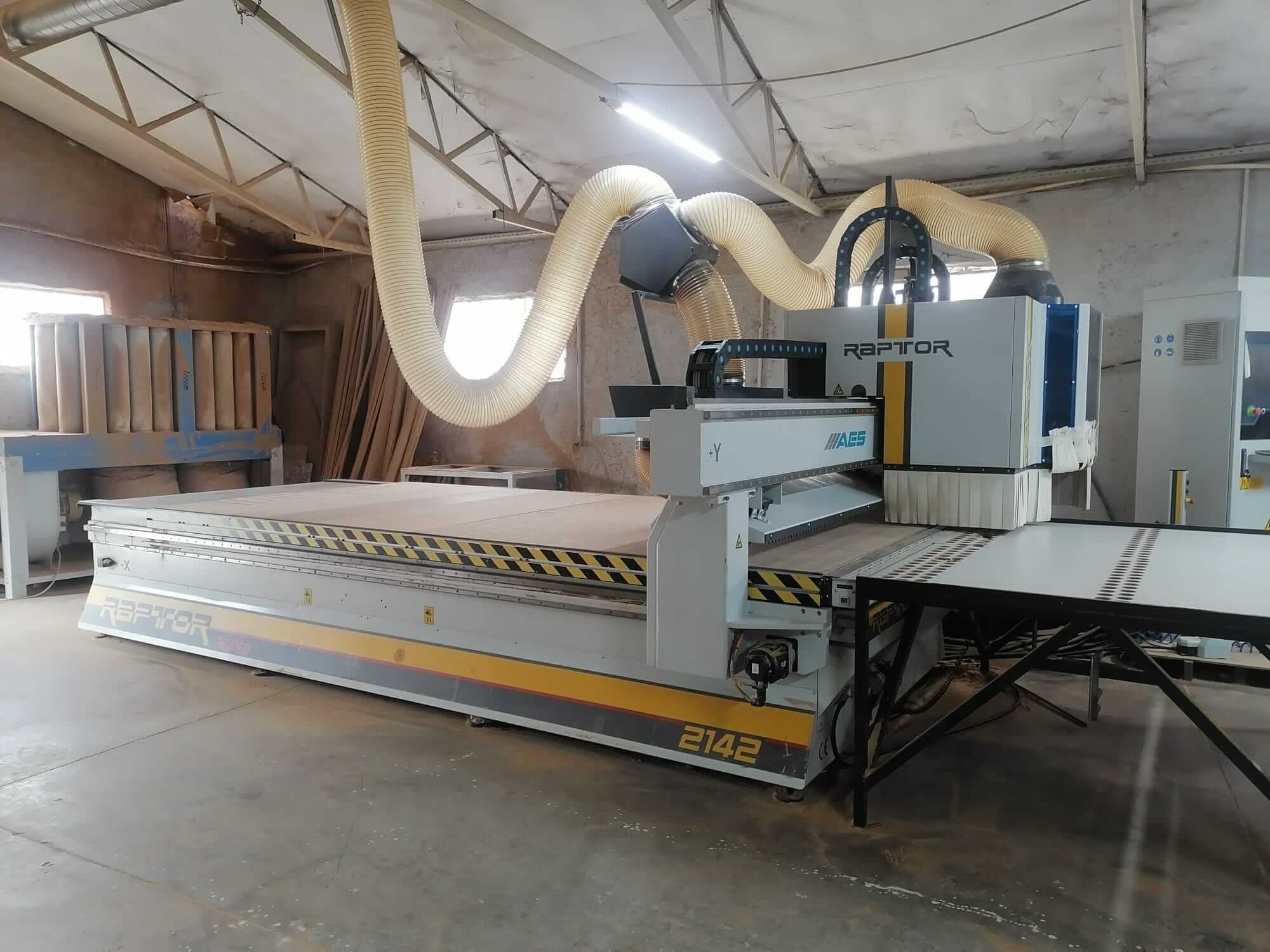 AES Raptor 2142 Matkap Gruplu, Süpürmeli Cnc Makinesi (2021)