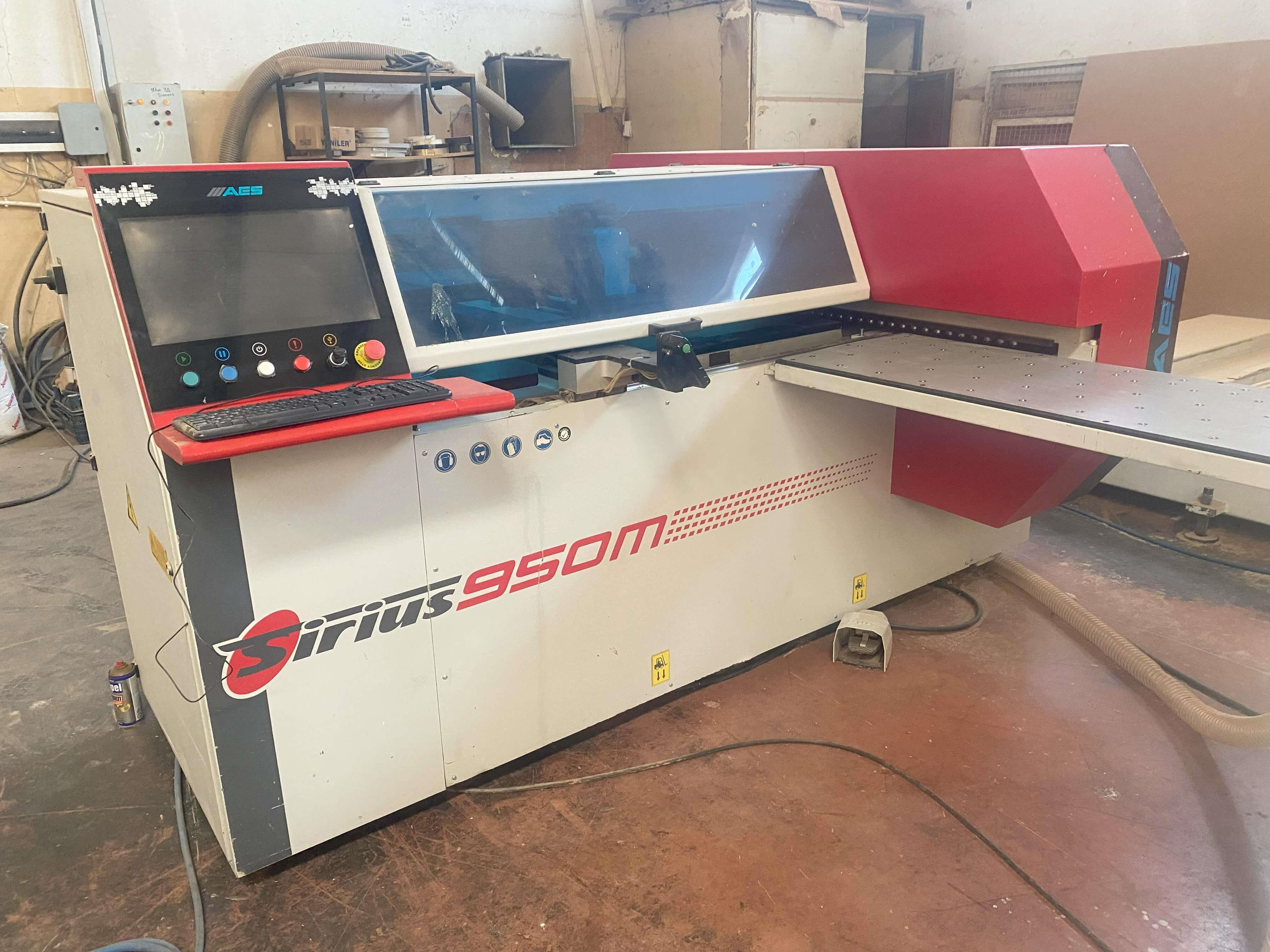 AES Sirius 950 M Frezeli Cnc Delik Makinesi (2017)