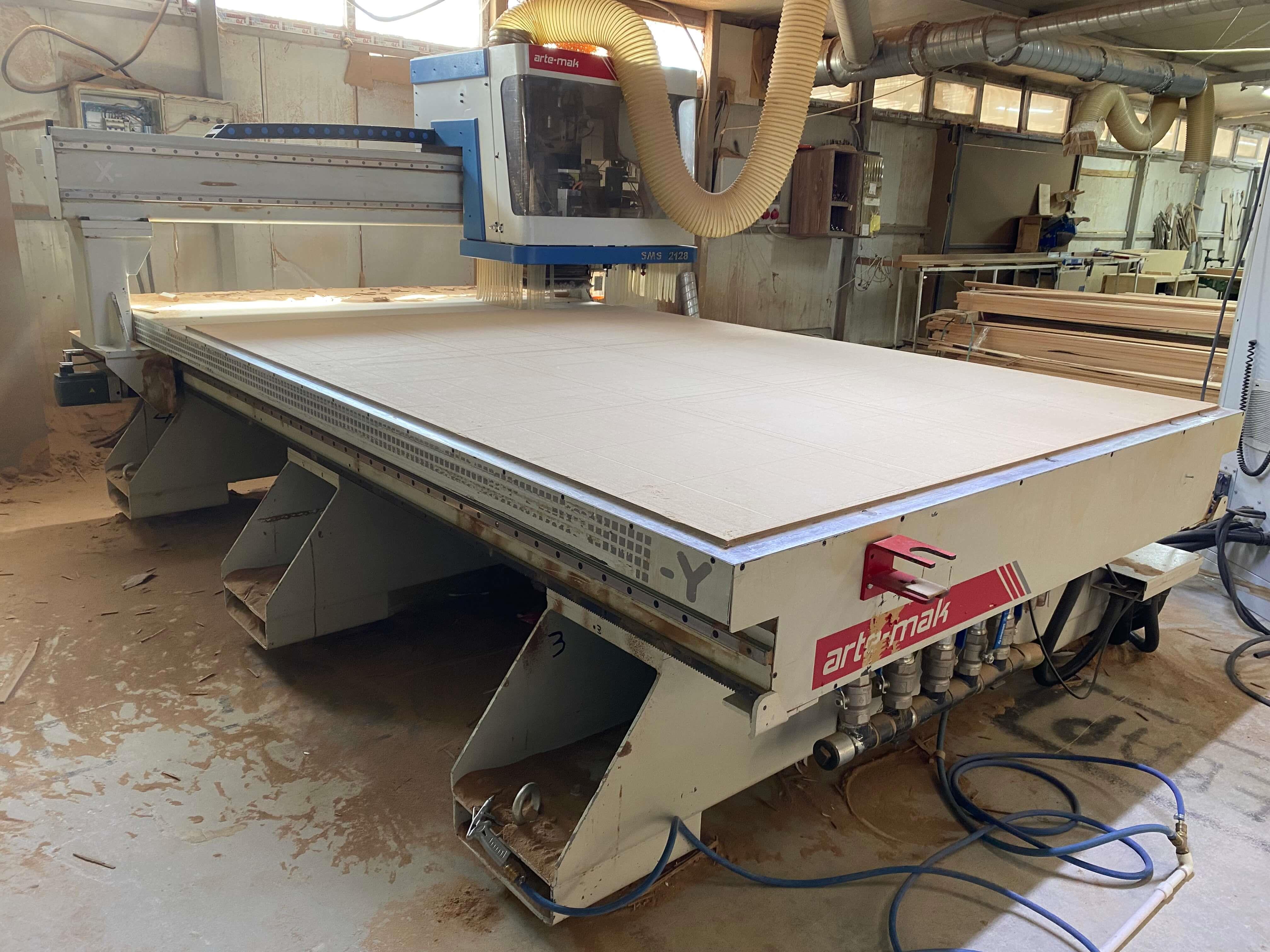 Artemak SMS 2128 Düz Tabla Router Cnc Makinesi (2017) I Marcus