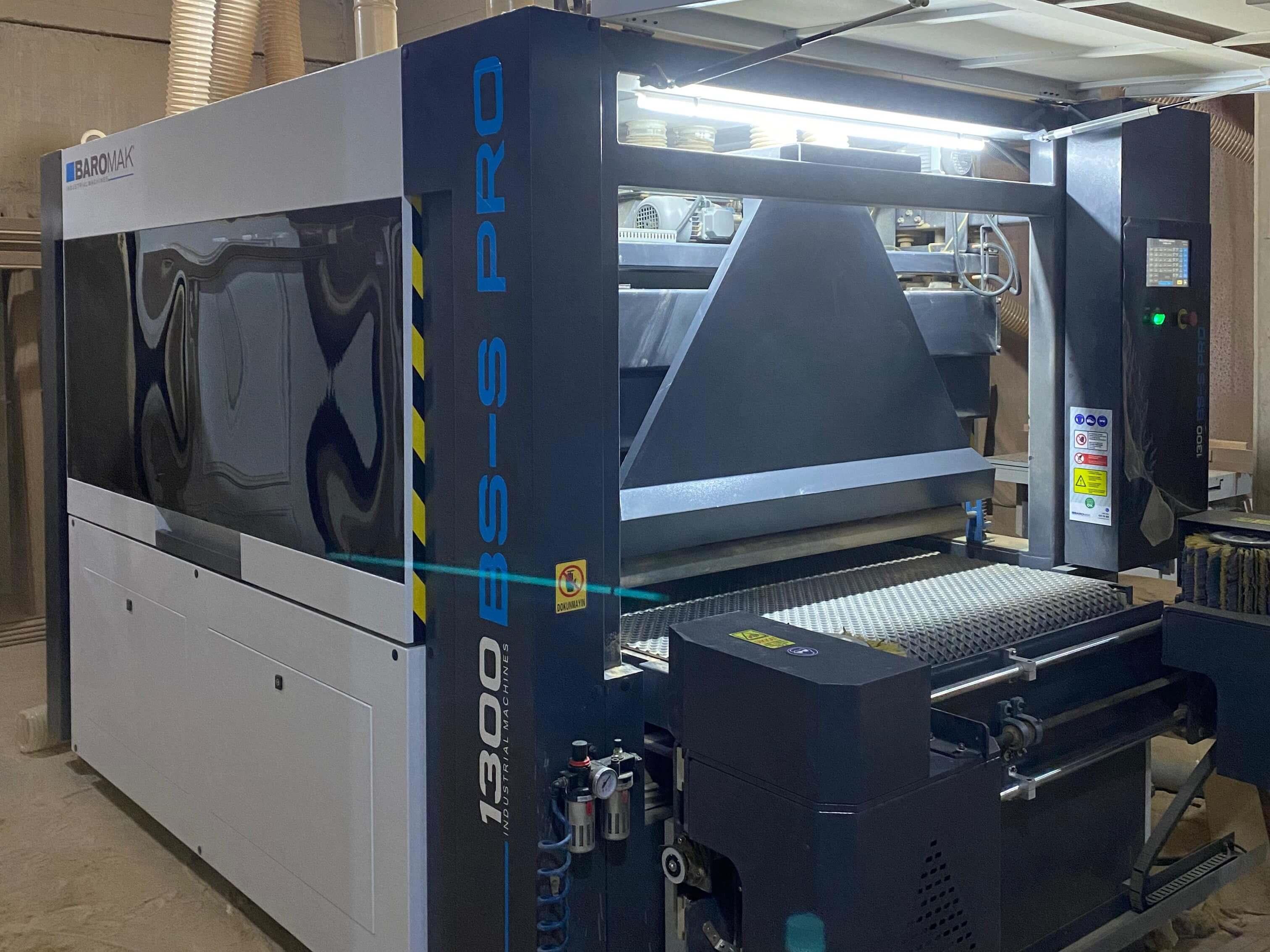 Baromak 1300 BS-S Pro Fırça Zımpara Makinesi (2023)