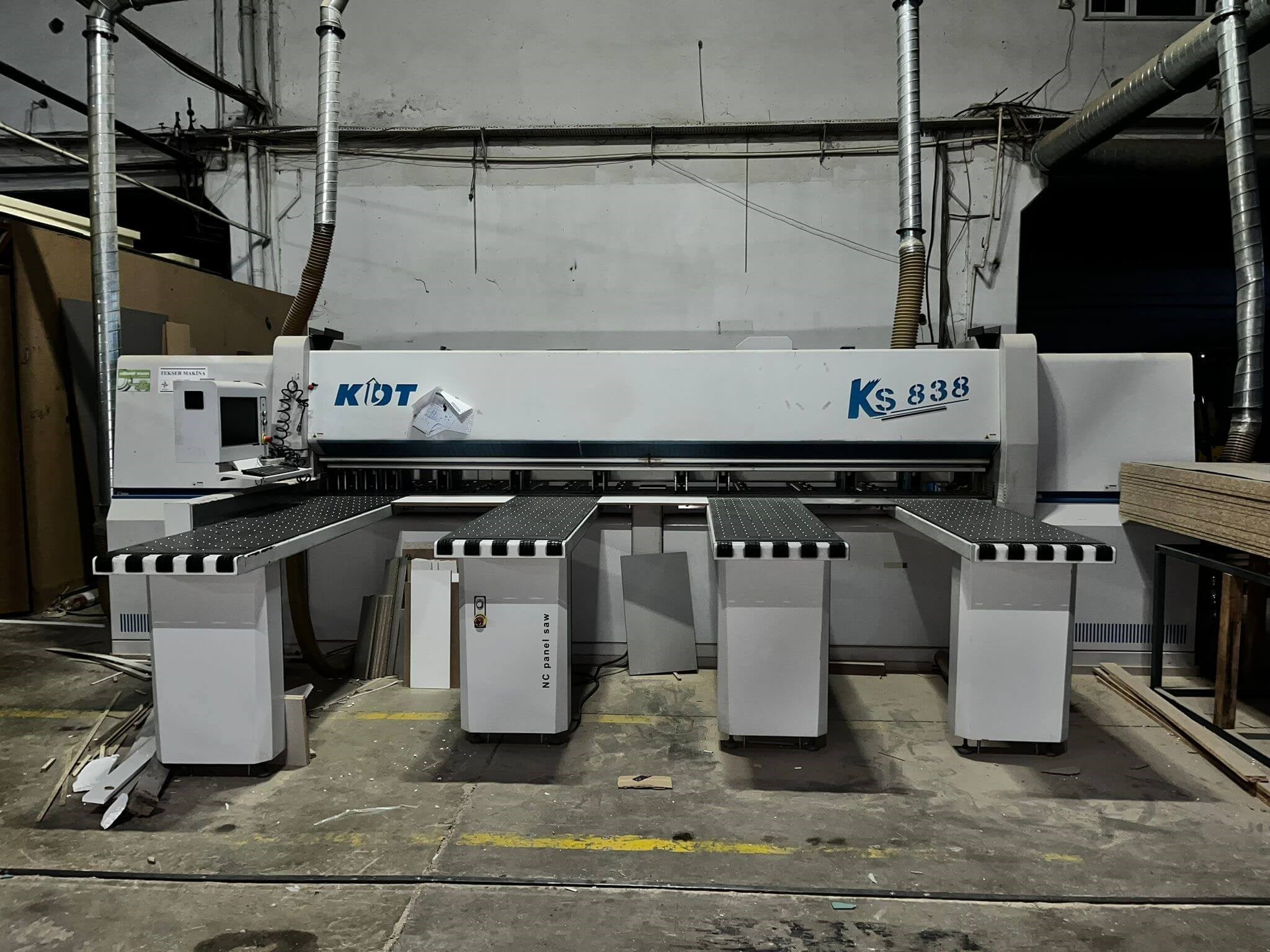 KDT Ks 838 Önden Yüklemeli Panel Ebatlama Makinesi (2018)