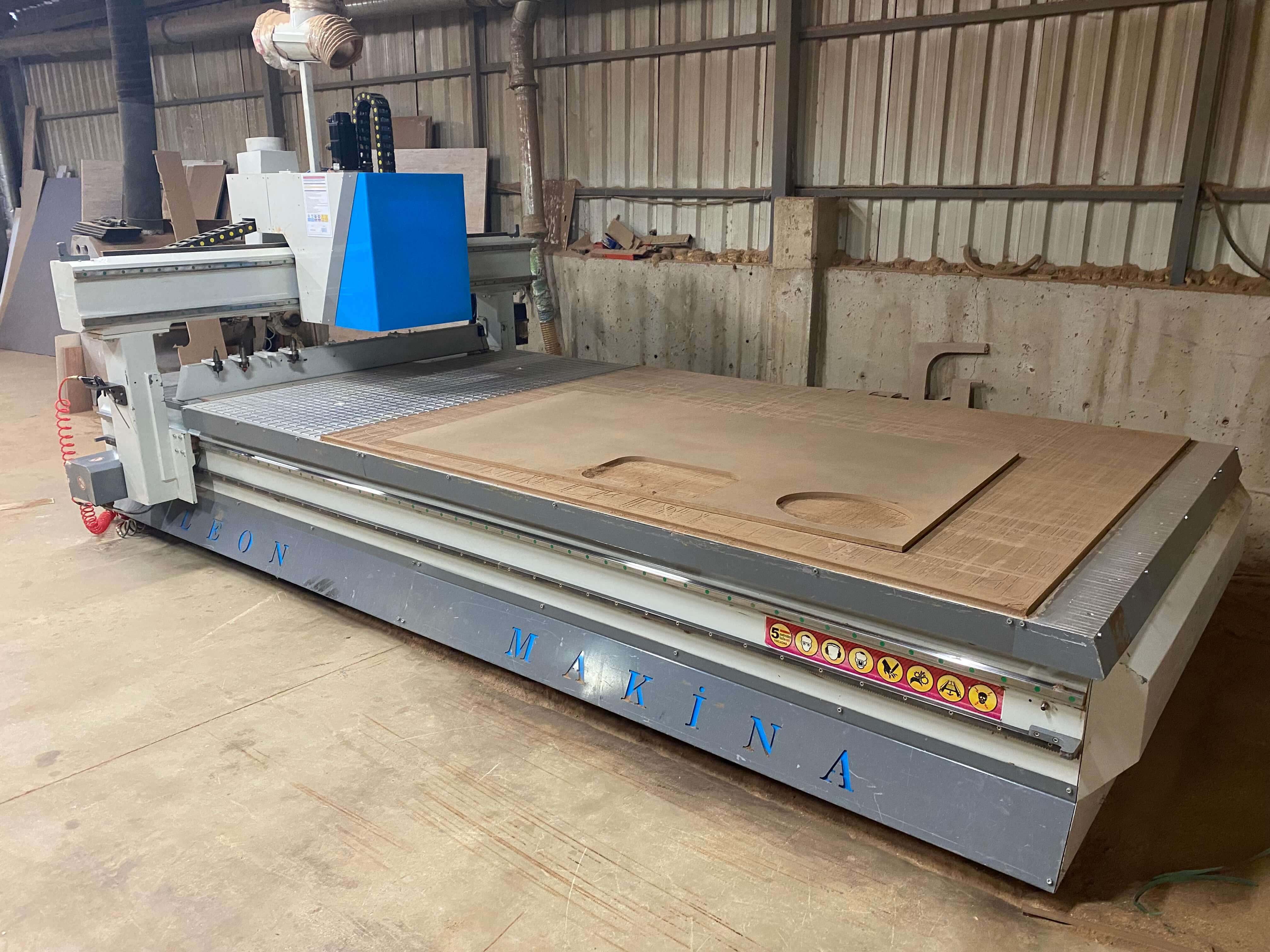 Leon Makina 2136 Düz Tabla Cnc Makinesi (2019)